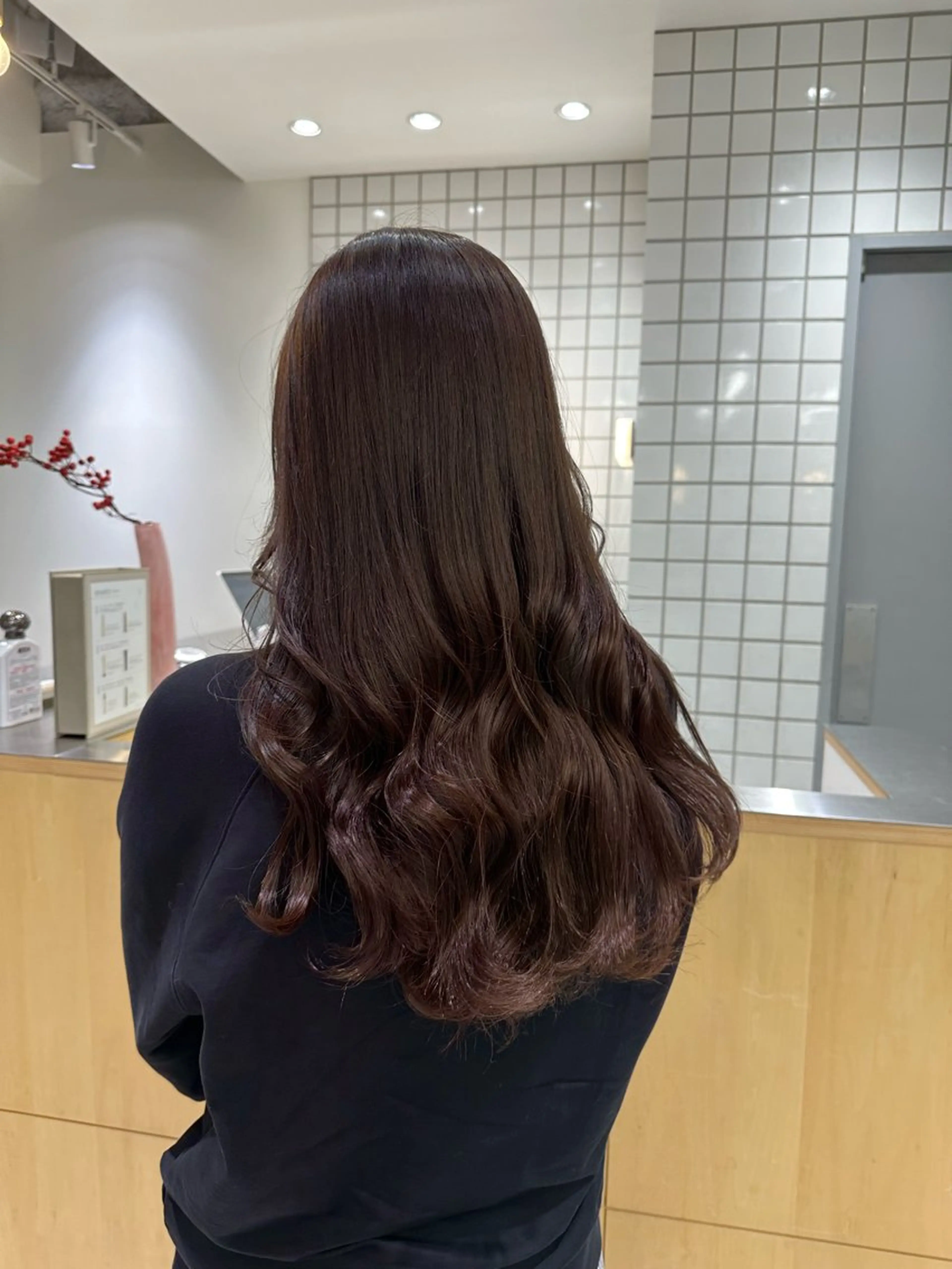 ロング ヘアカラー 🍇透明感カラー/ カットひかる🍒のヘアスタイル