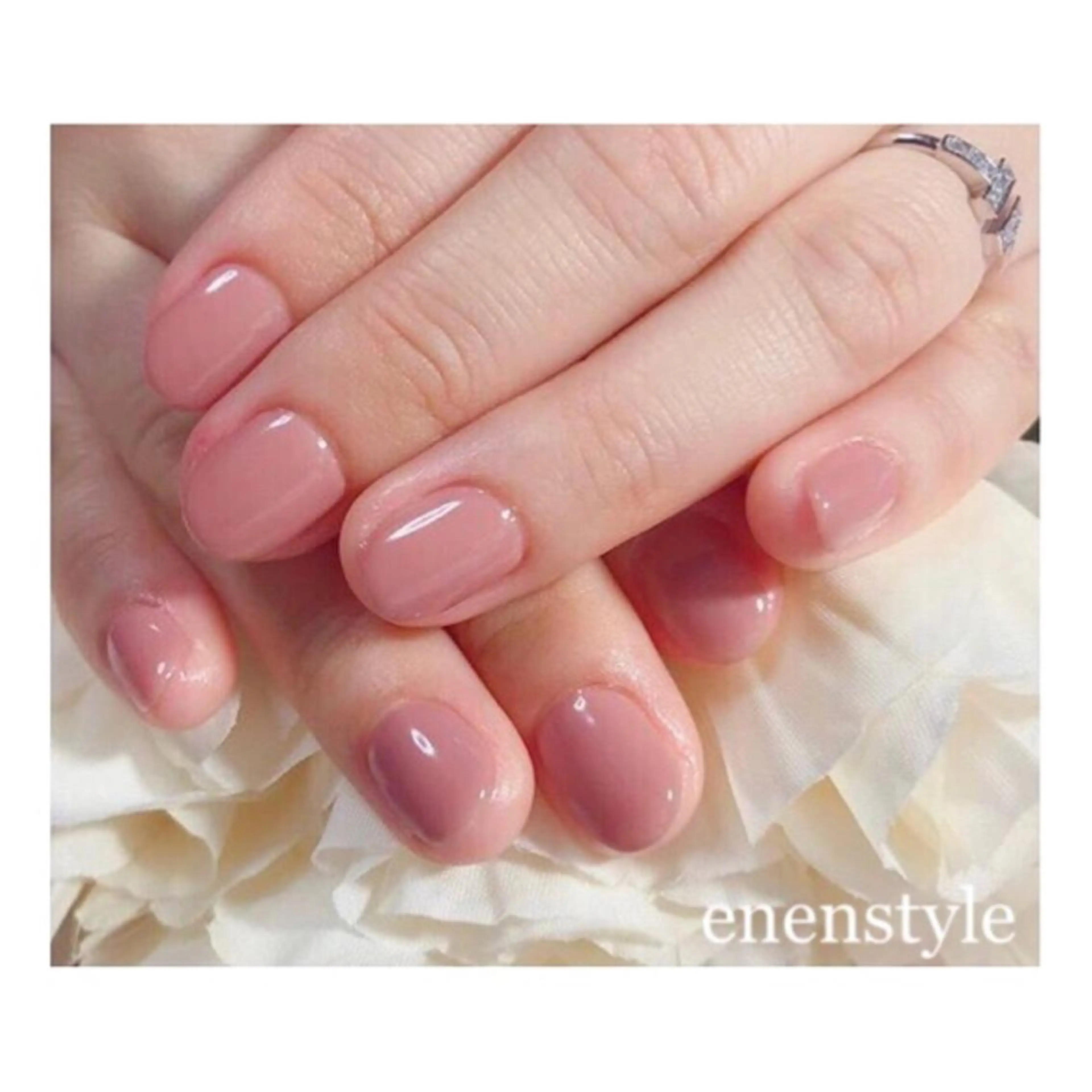 ショート カラー ネイル ワンカラーネイル 👑enen style👑のネイルデザイン