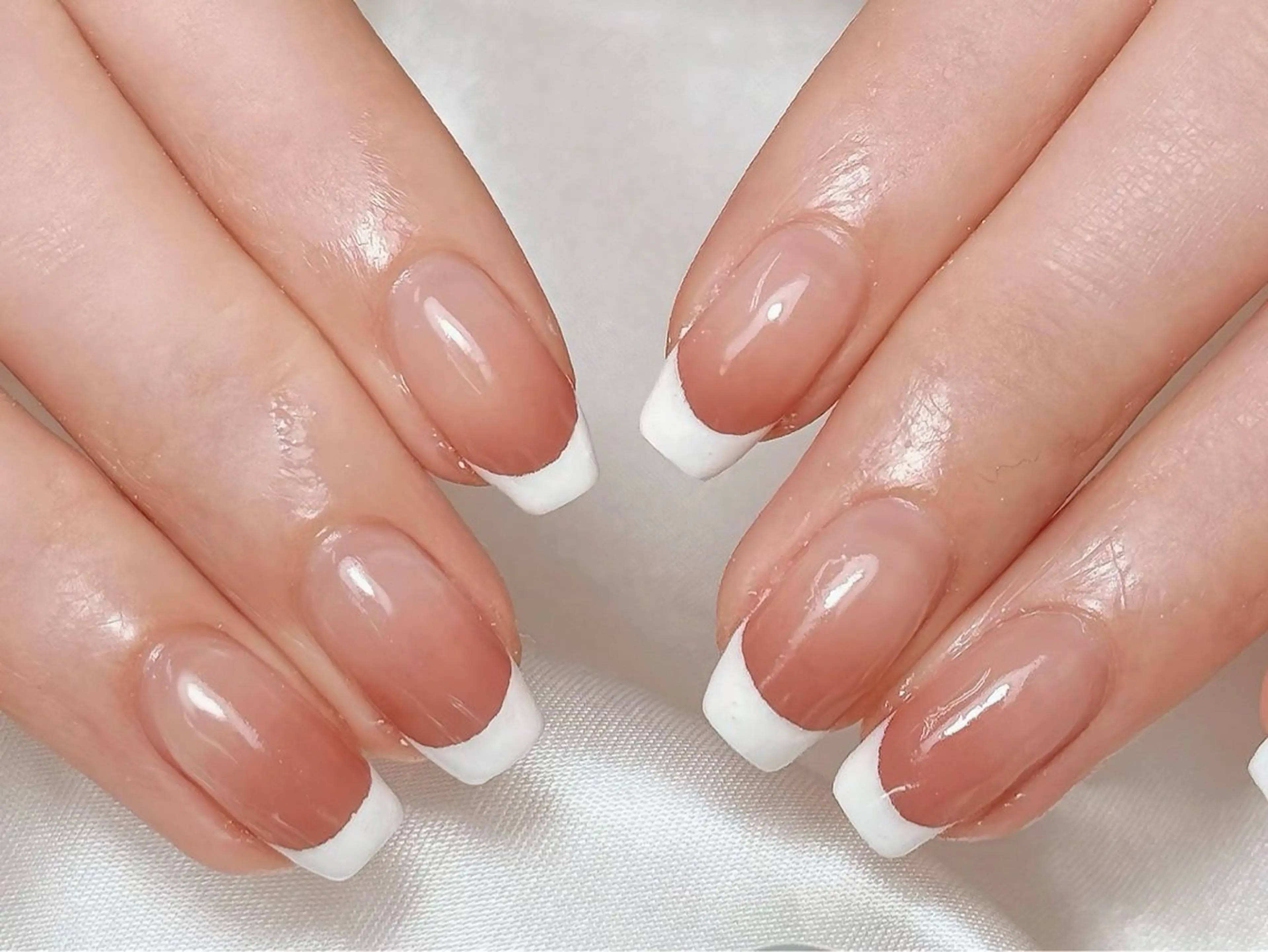 ネイル 韓国ネイル レース マグネットネイル シンプルネイル ワンホンネイル nail salon BONはるのネイルデザイン