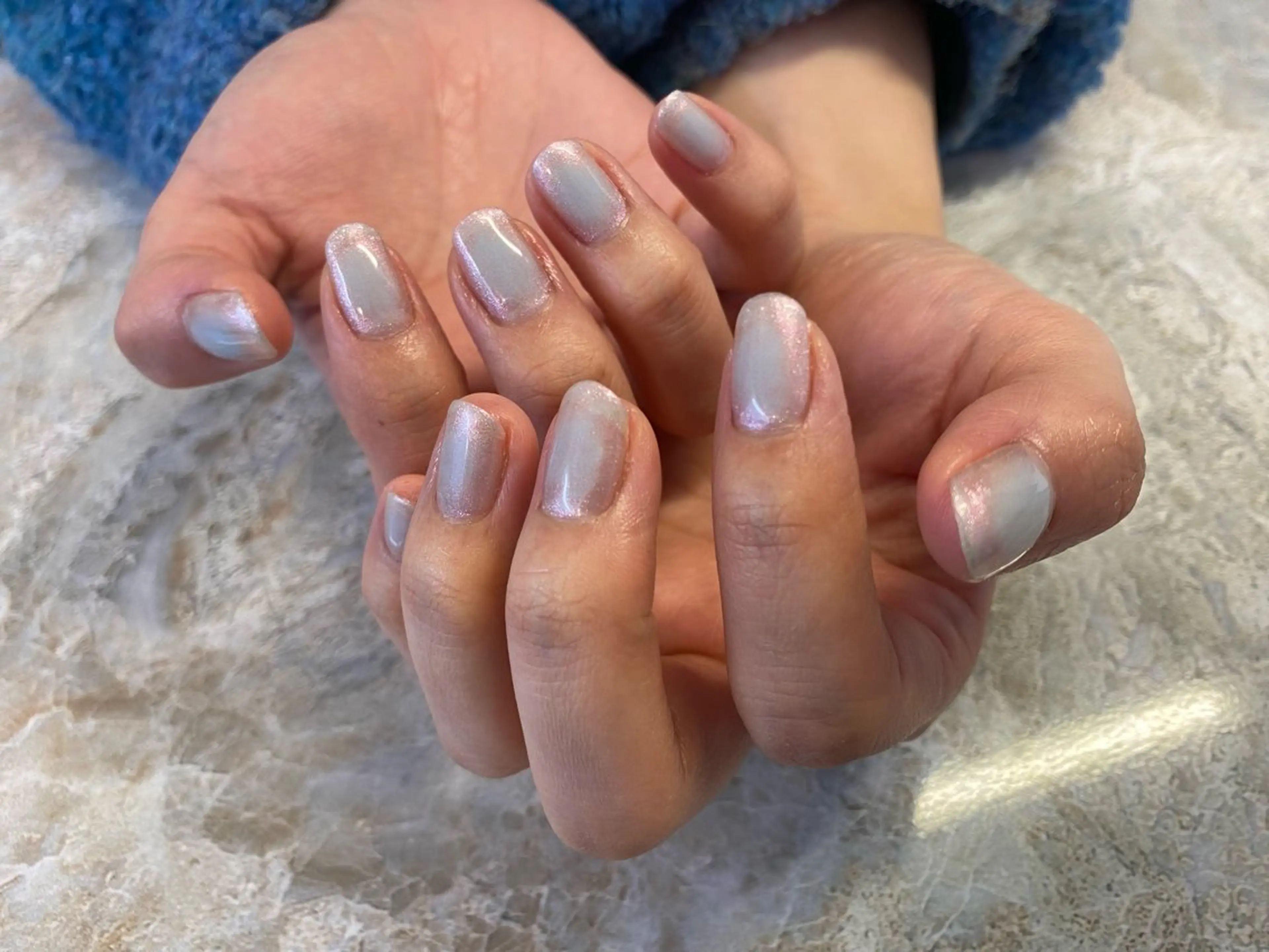 【オープン記念価格】フレンチ・ハートマグ・チークネイル(オフなし)の写真