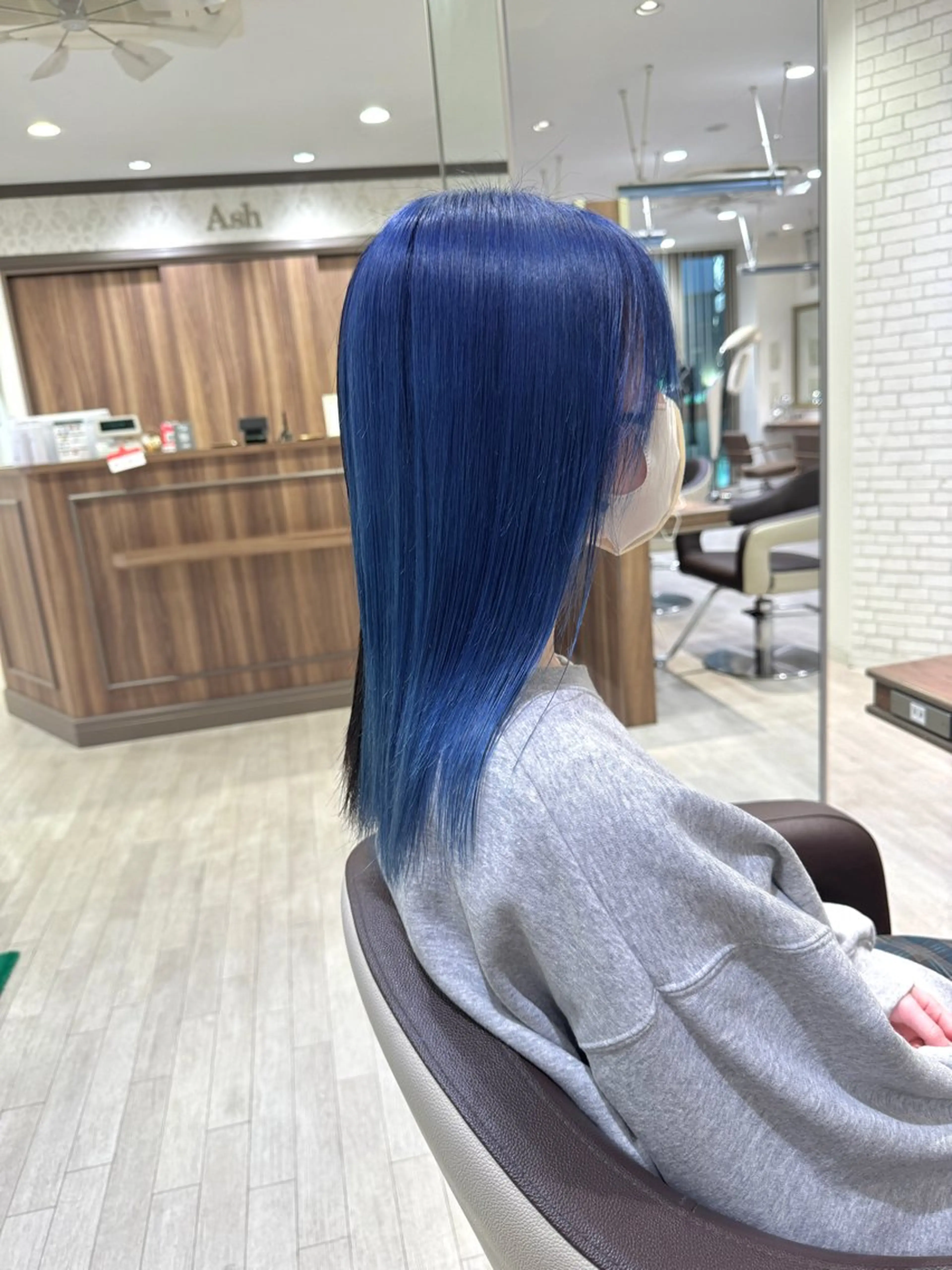 セミロング カラー ヘアカラー Miyavi/カラー ショートボブのヘアスタイル