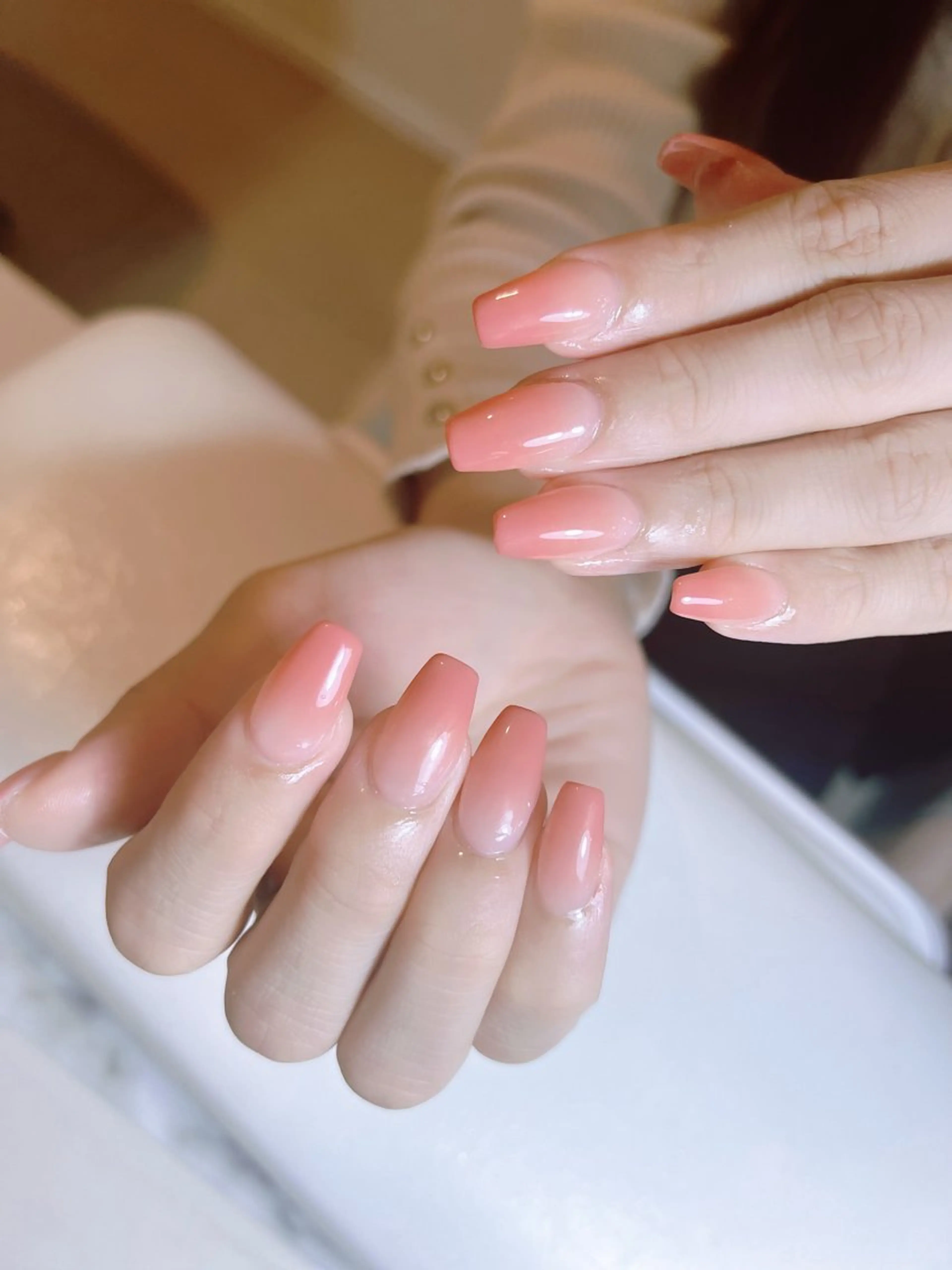 グラデーションネイルの写真