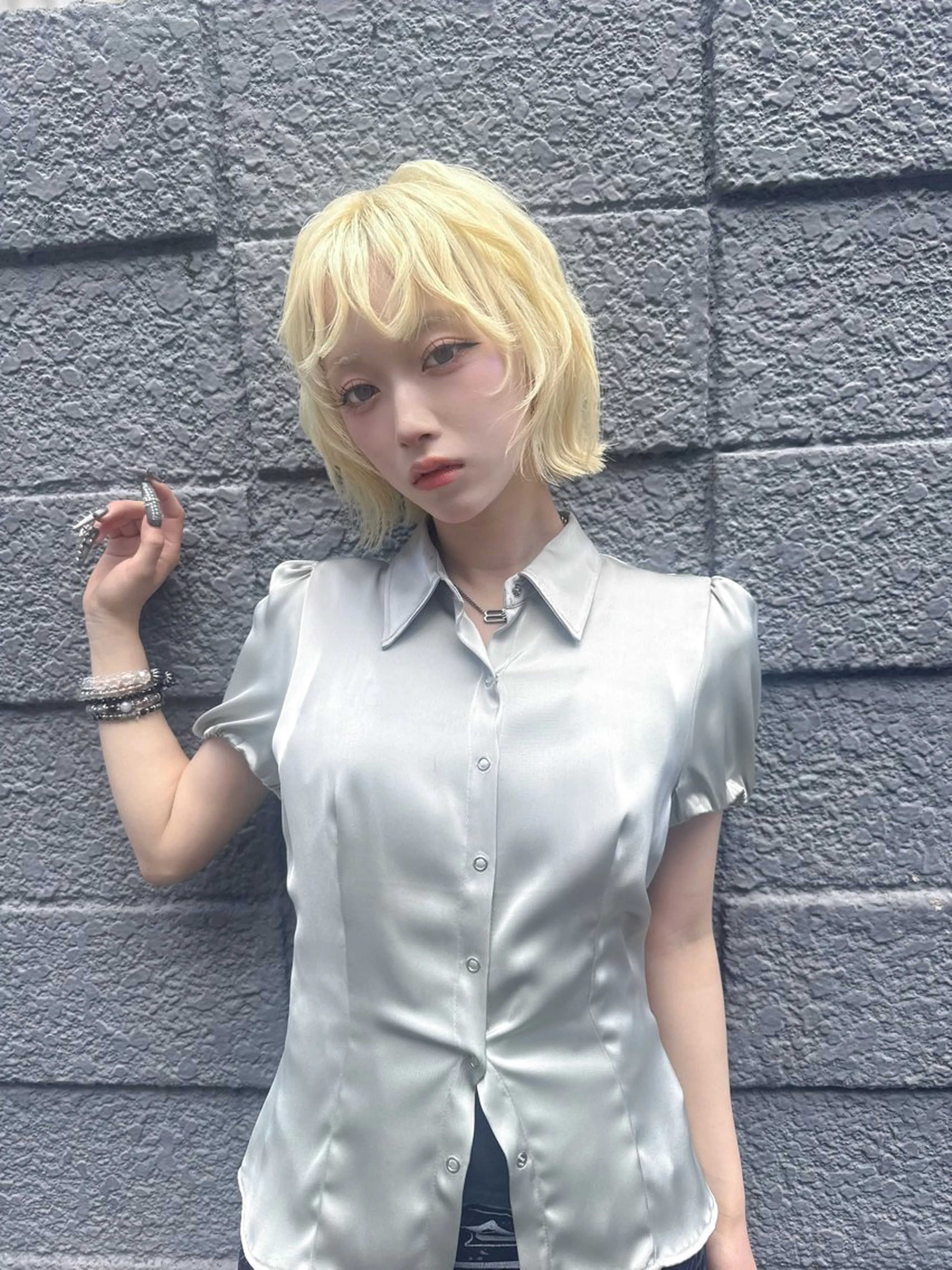ショート カラー ブリーチ ブロンド ケアブリーチ 透明感カラー ハイトーンカラー カット ヘアカラー 💎透明感カラー特化 💎TAISEIのヘアスタイル