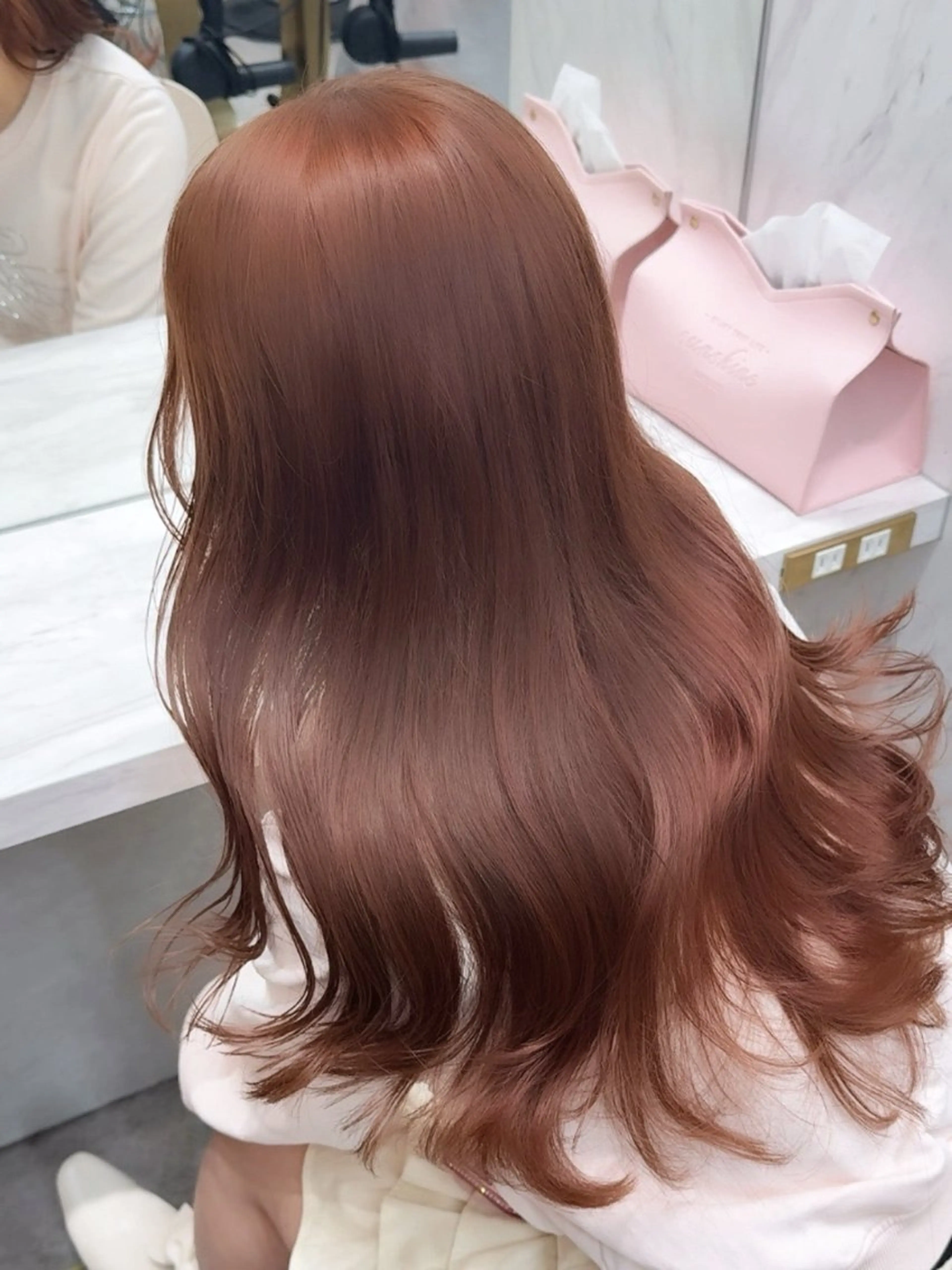 セミロング カラー カット ヘアカラー トリートメント レイヤーダブルカラー KYONのヘアスタイル