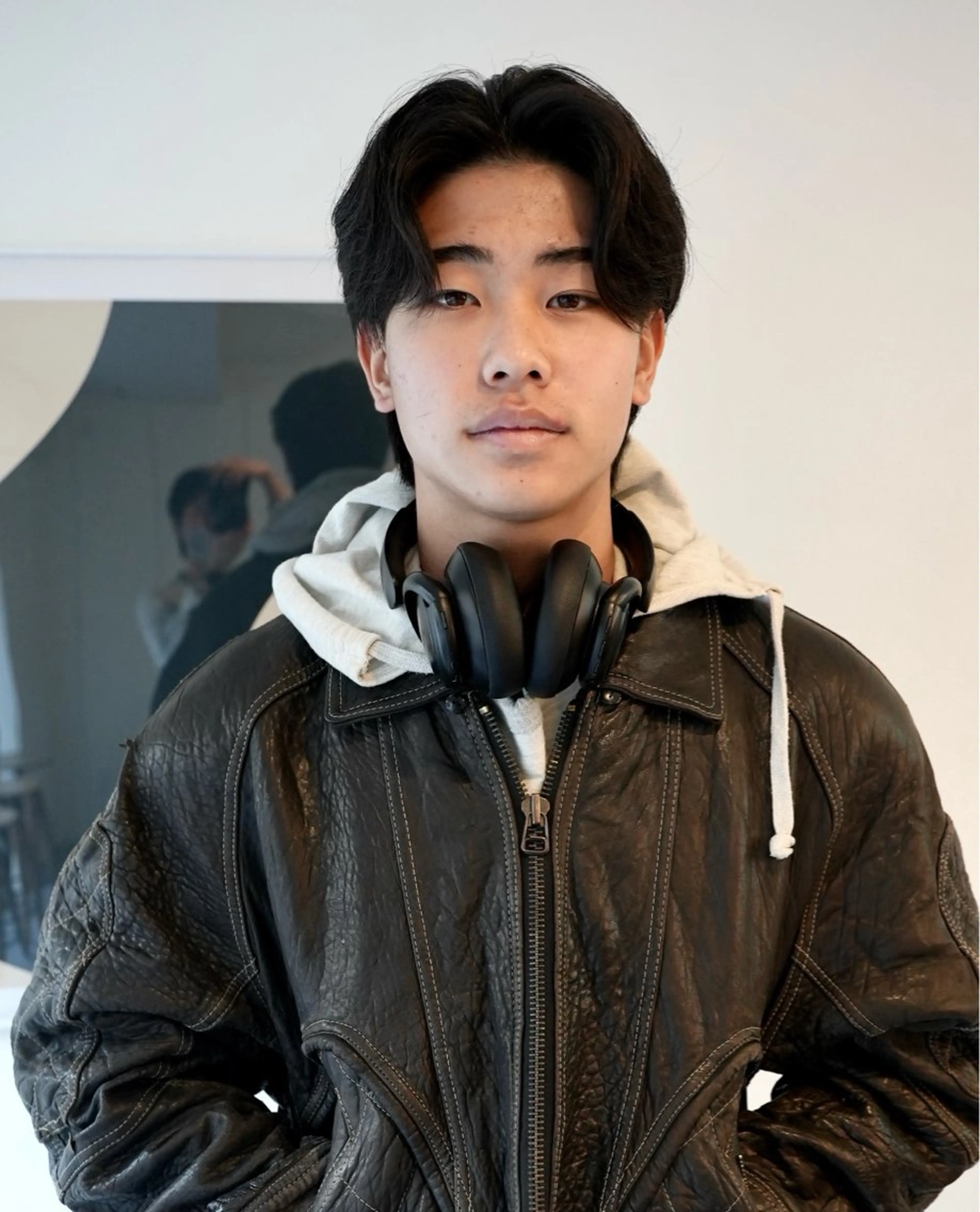 メンズ センターパート カット ARATA / tap/県庁近くのヘアスタイル