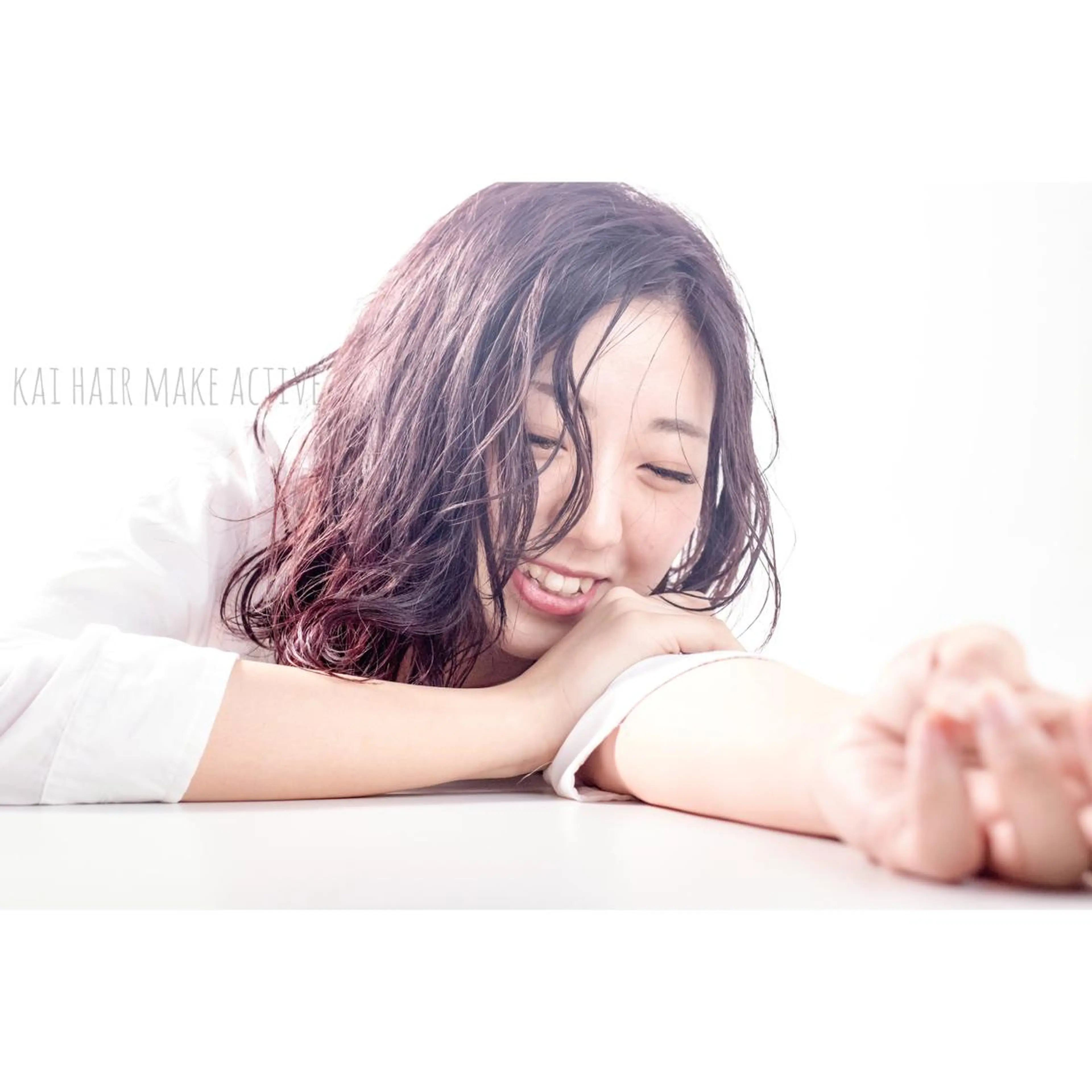 ミディアム カラー ヘアアレンジ ブリーチ ダブルカラー グラデーションカラー イルミナカラー ブリーチなしカラー ヘアカラー トリートメント 坂東 秀幸のヘアスタイル