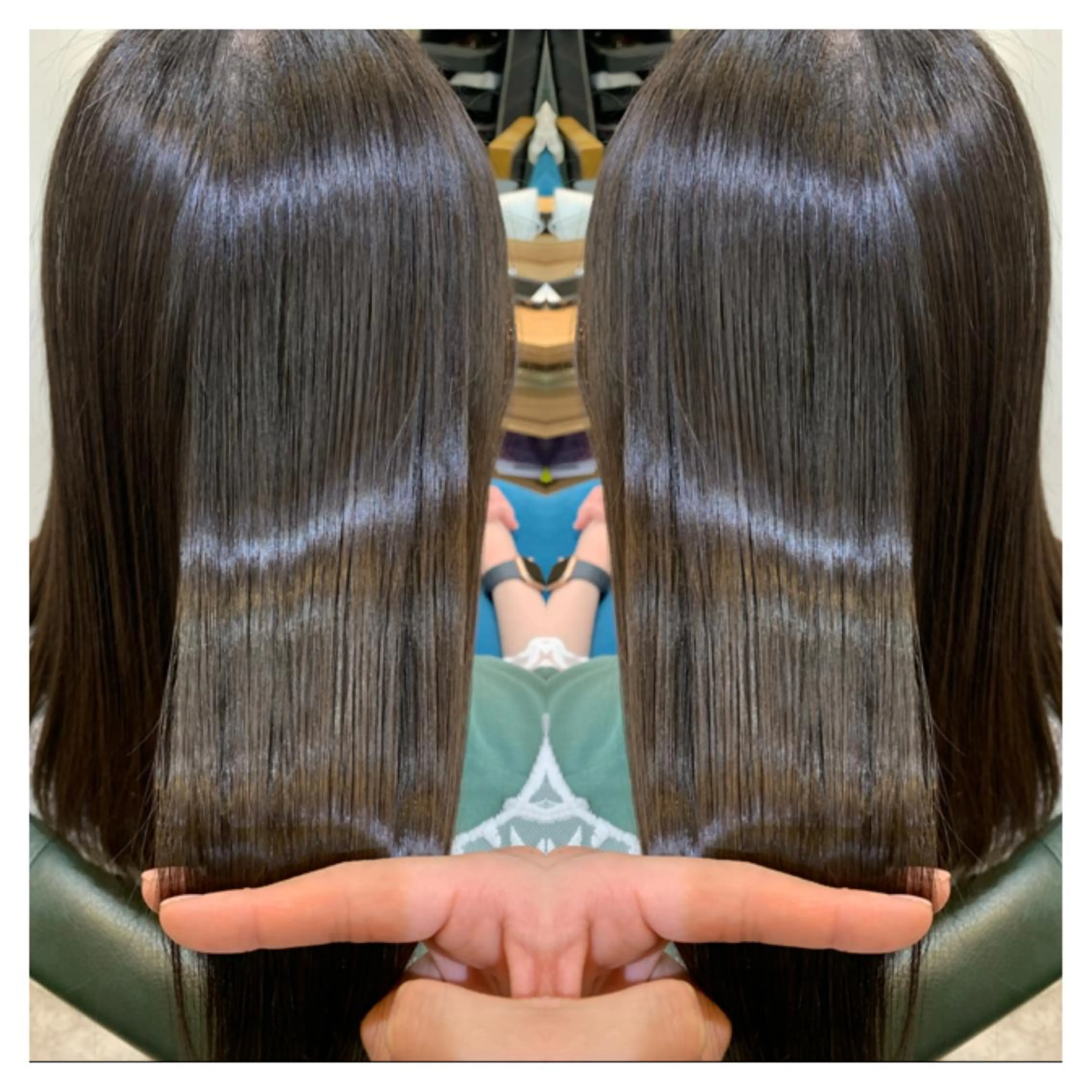 ロング カラー カット トリートメント 村山 茉衣のヘアスタイル