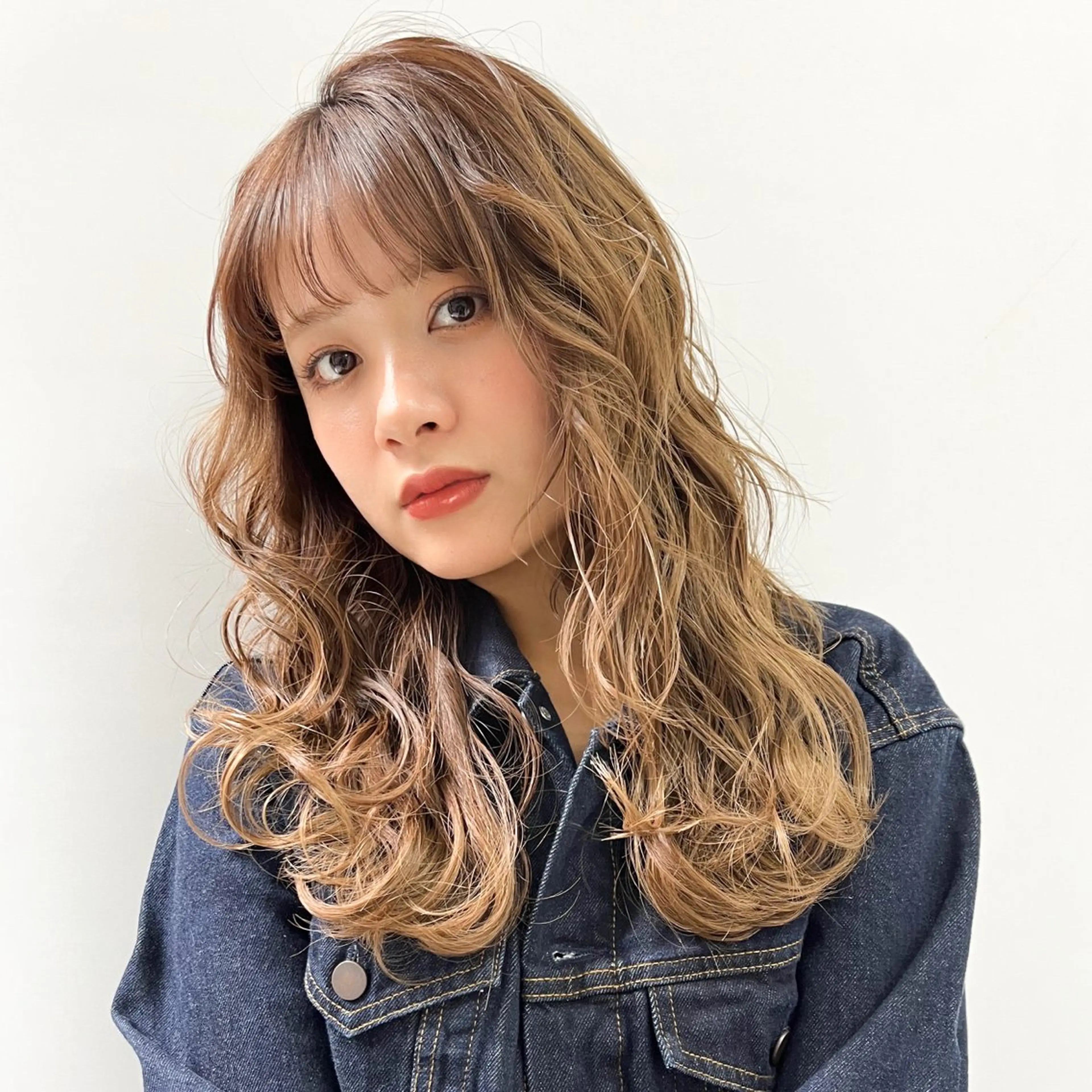 ロング カラー アイブロウモデル 募集中🍒/北爪まゆのヘアスタイル