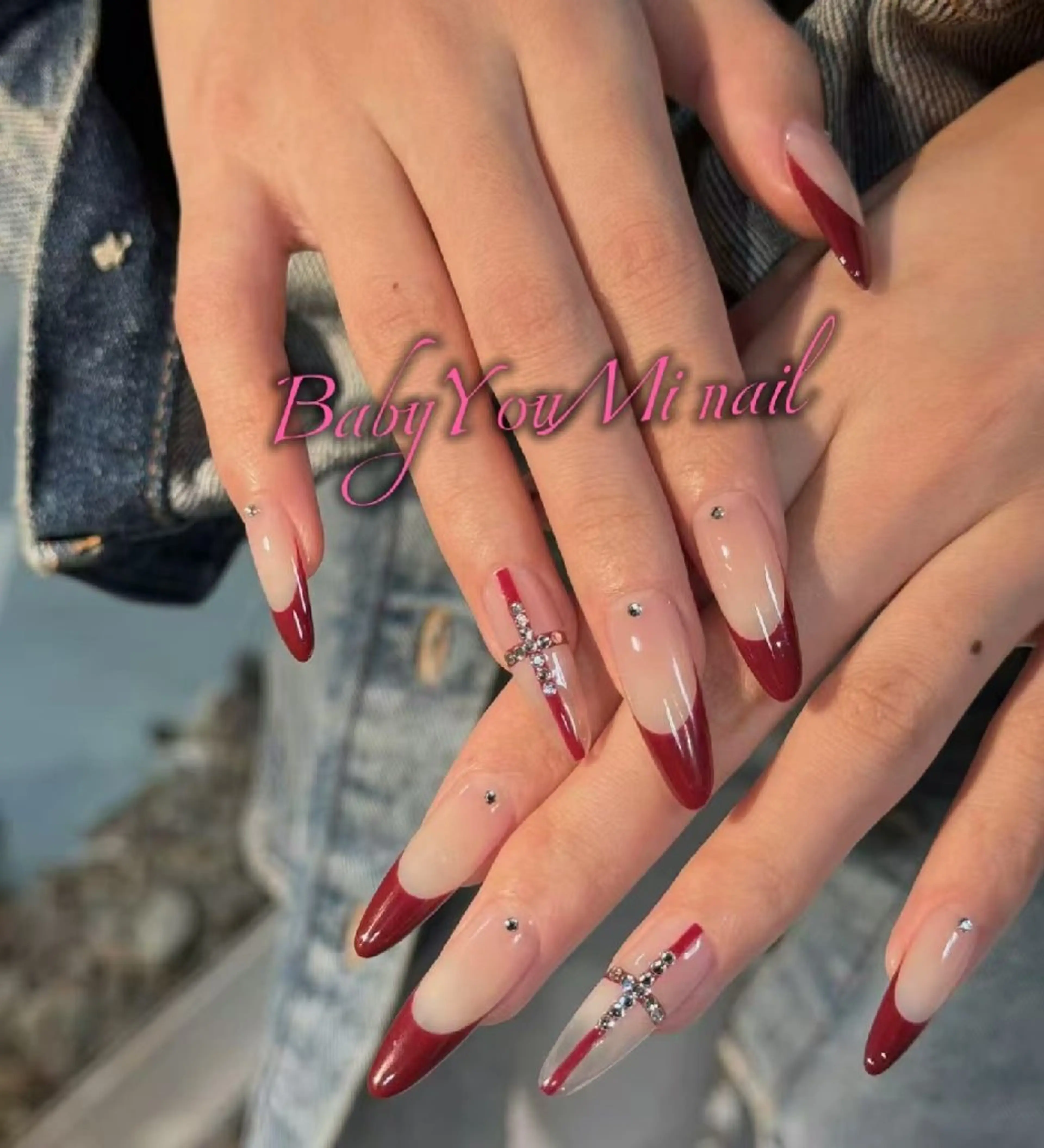 ネイル オーロラネイル フラワーネイル フットネイル フレンチネイル ジェルネイル ハンドネイル Oomiya 服部のネイルデザイン