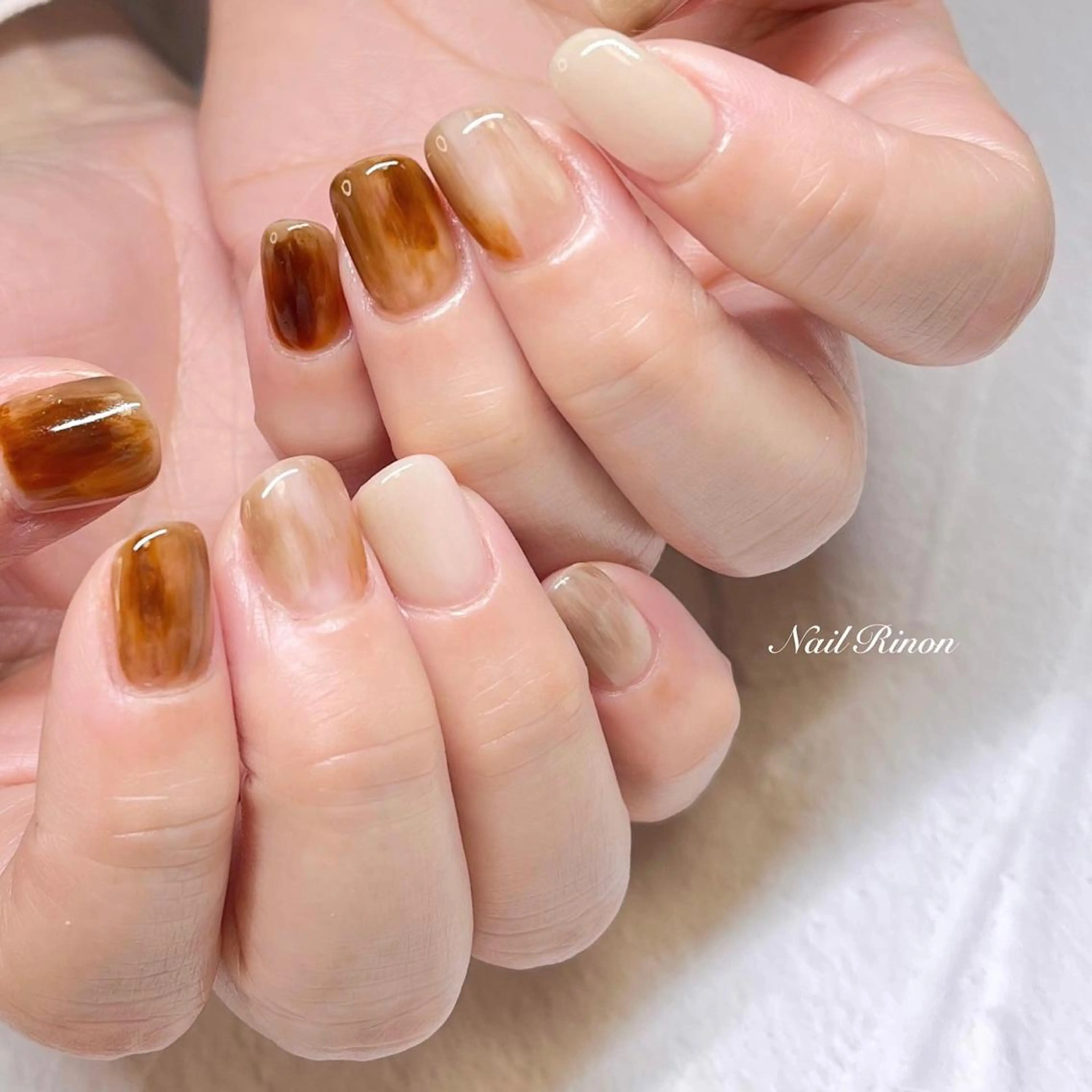 ネイル ニュアンスネイル ハンドネイル Nail Rinonのネイルデザイン