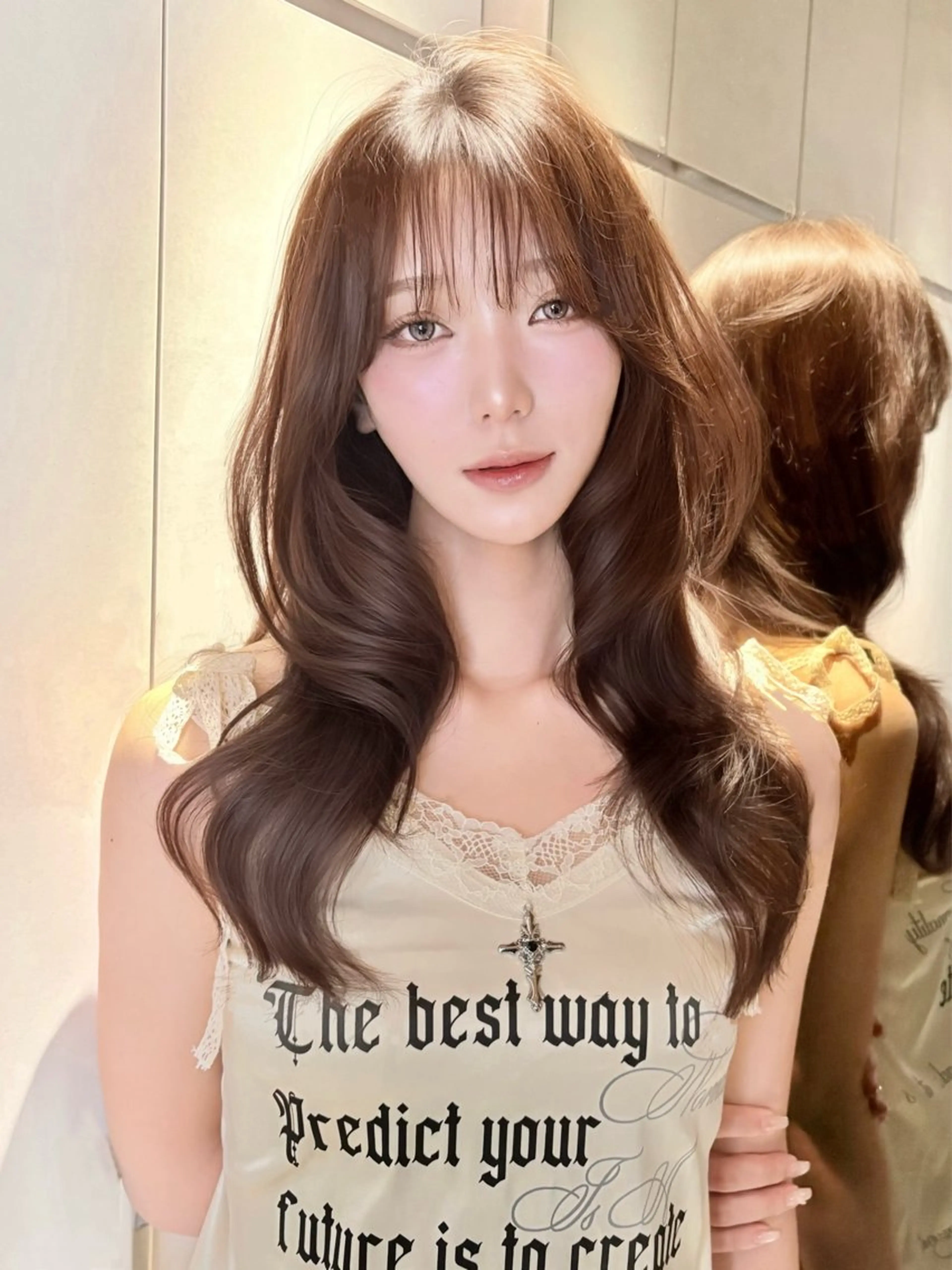 【⭕️40%特別割引⭕️】カット➕ブリーチなしダブルカラー➕うる艶1stepトリートメント🌈 大宮/ブリーチなし/艶髪の写真