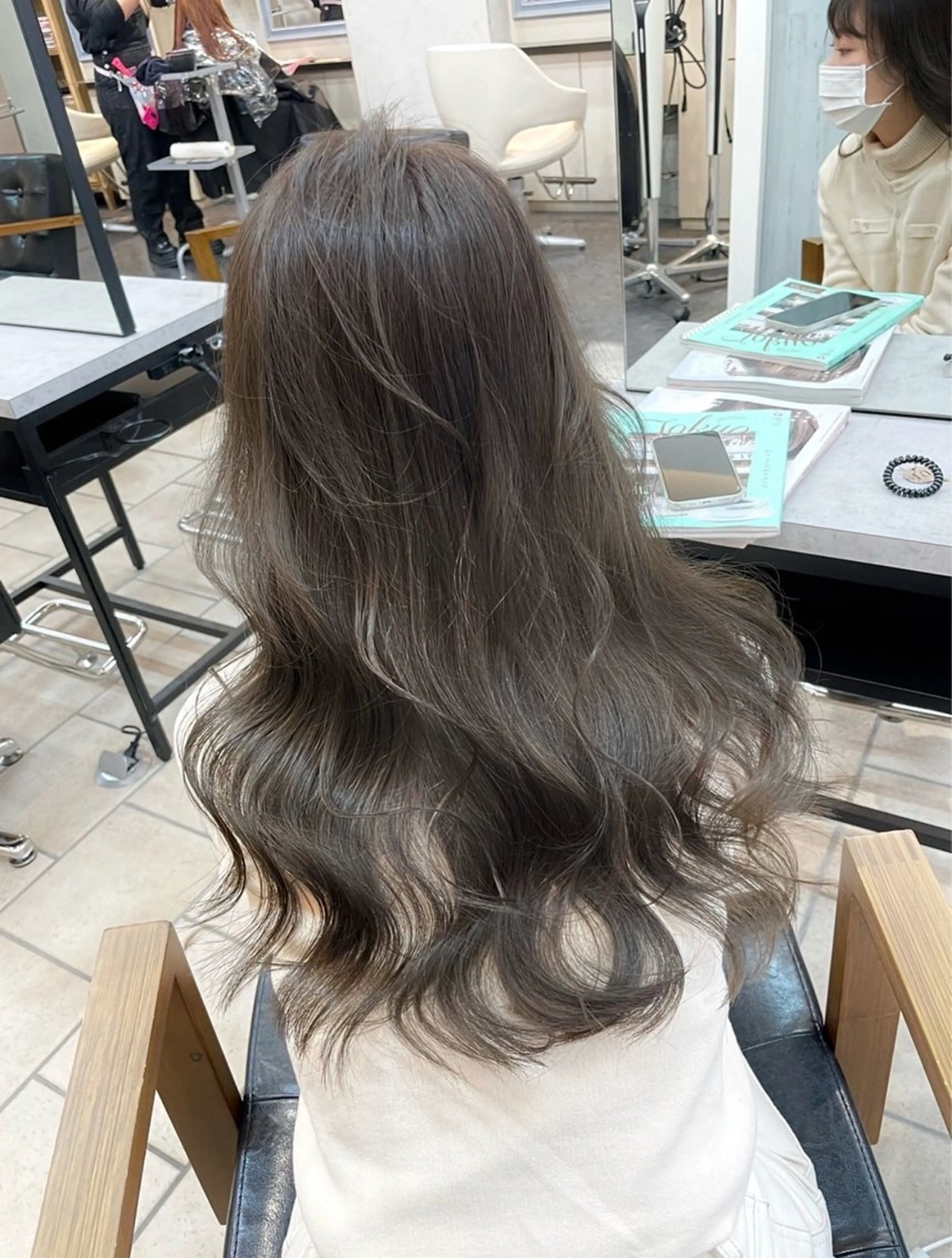 ロング カラー ヘアカラー 透明感カラー/アレン ジ/misaki🎀のヘアスタイル
