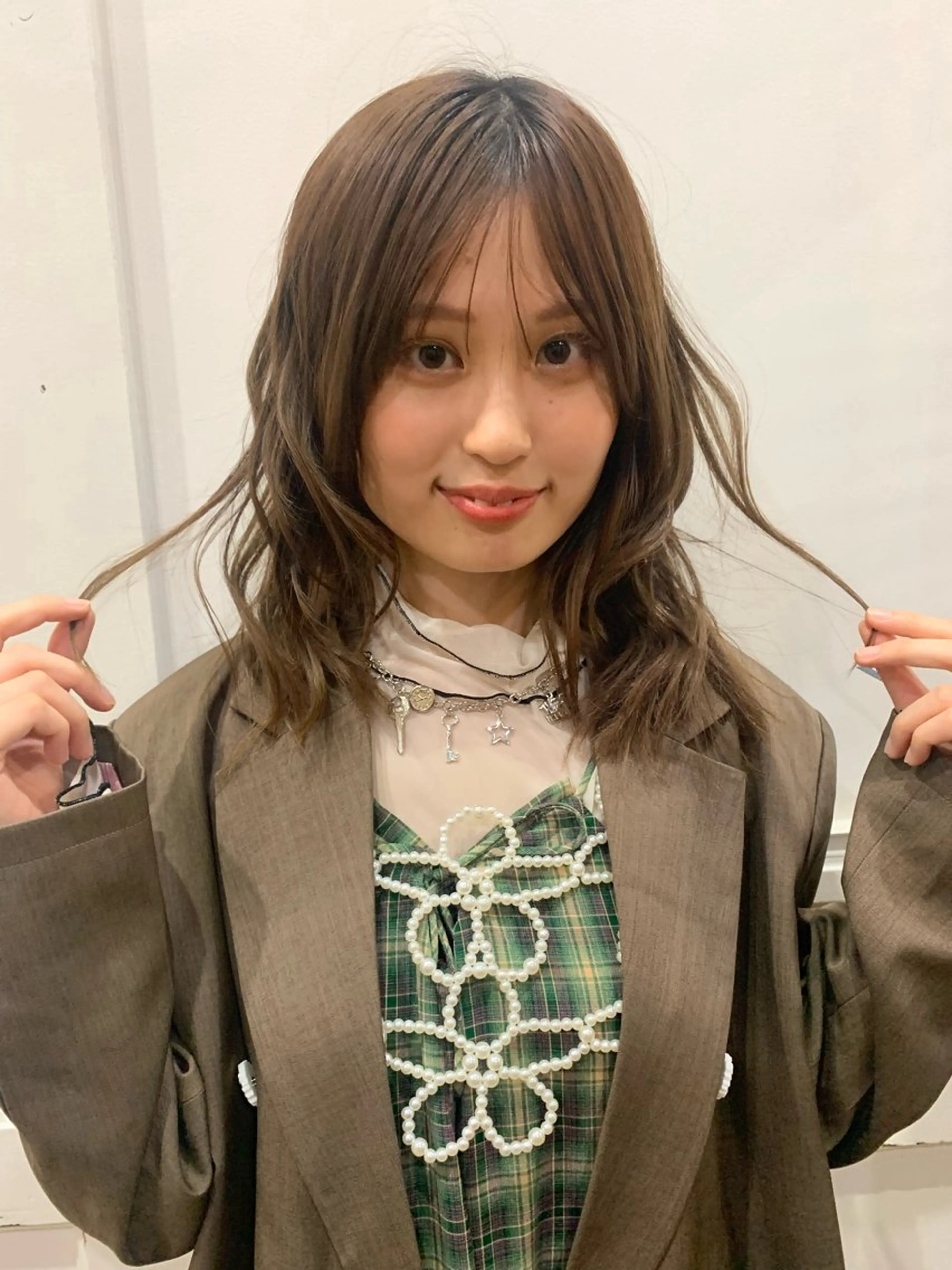 セミロング 中井 葵👀のヘアスタイル