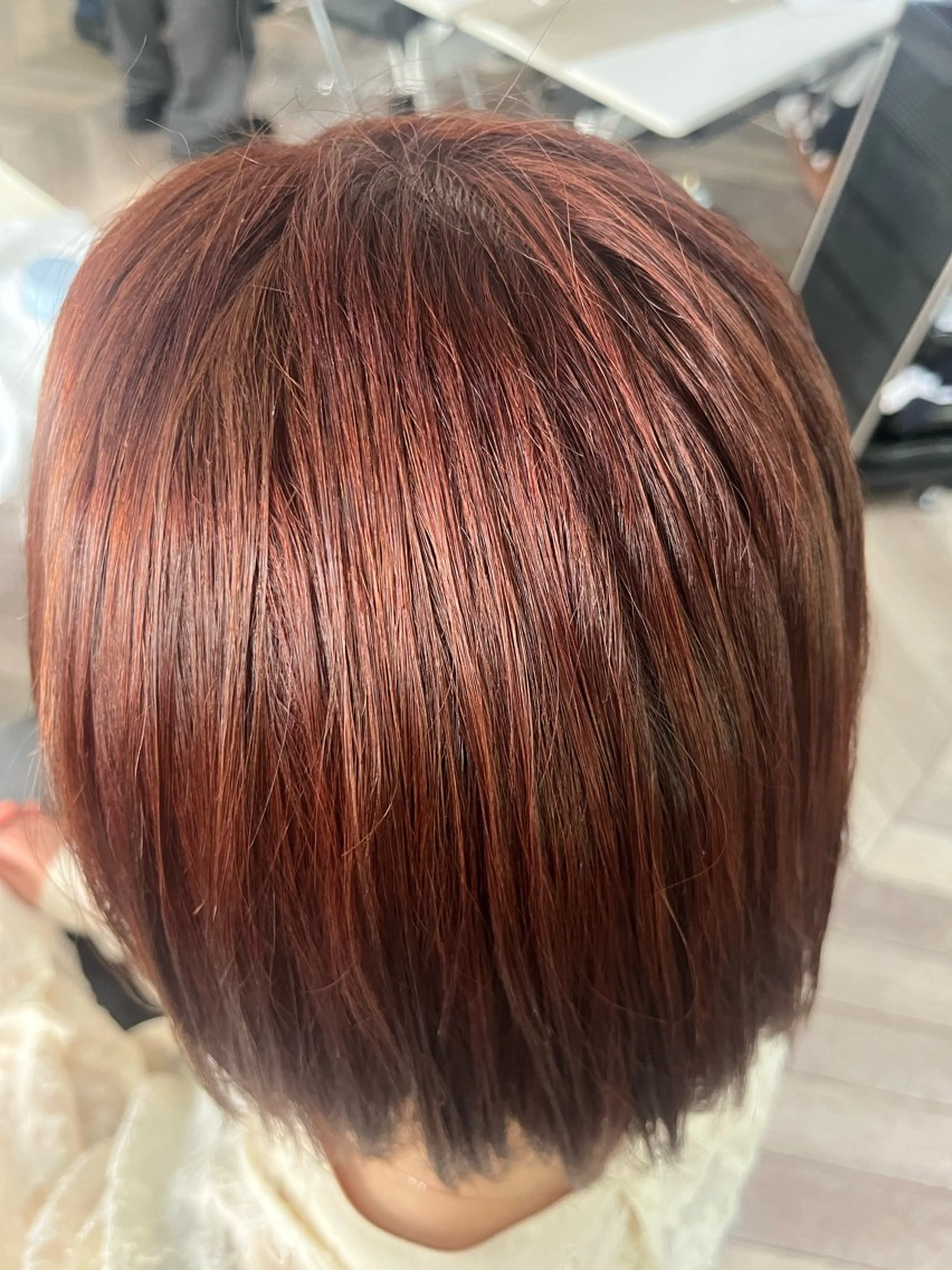 ミディアム カラー 門脇 愛未のヘアスタイル