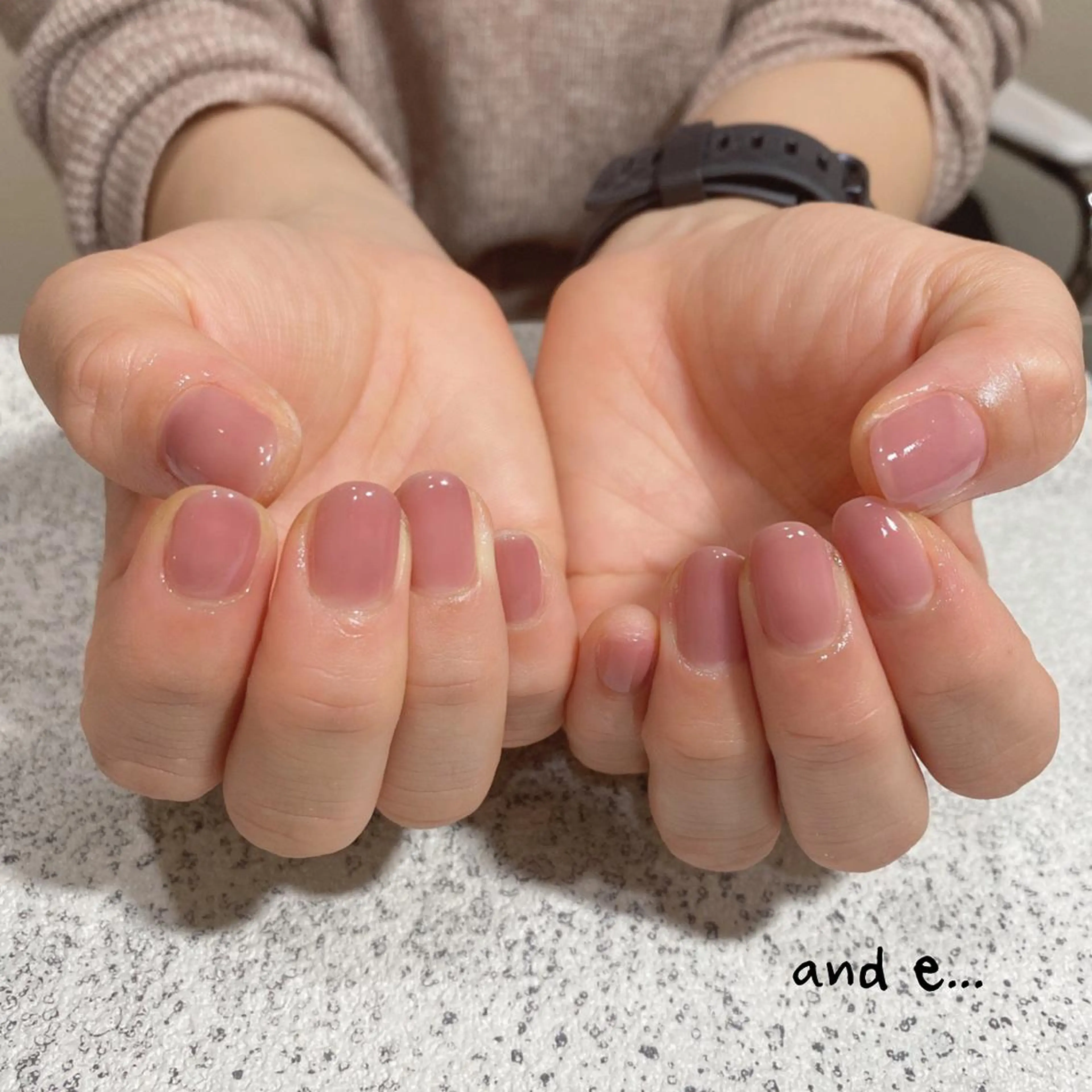 ネイル ピンク nailsalon mur.のネイルデザイン