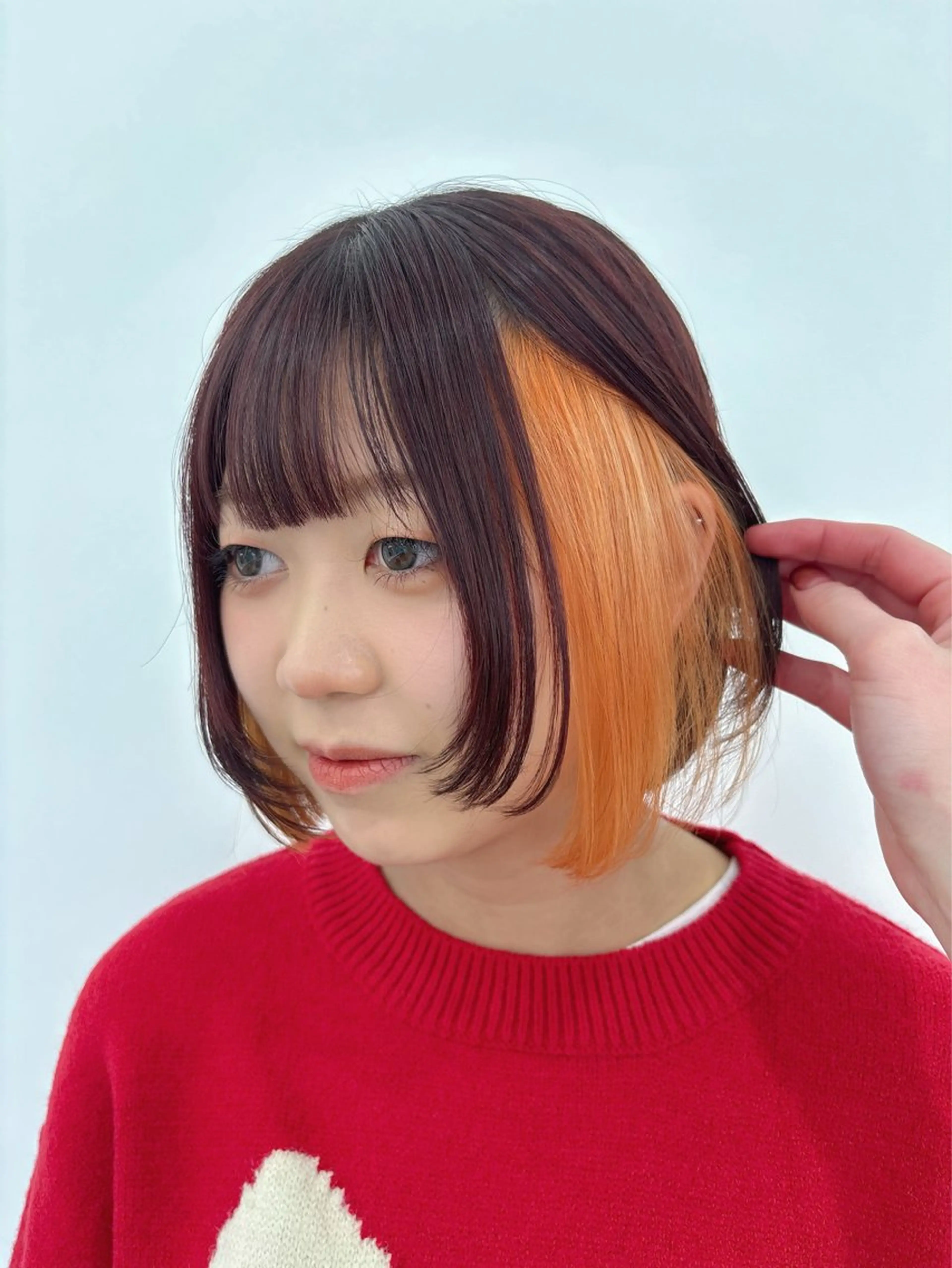 ミディアム Wカラー/暖色/べ ージュりく©︎🐝のヘアスタイル