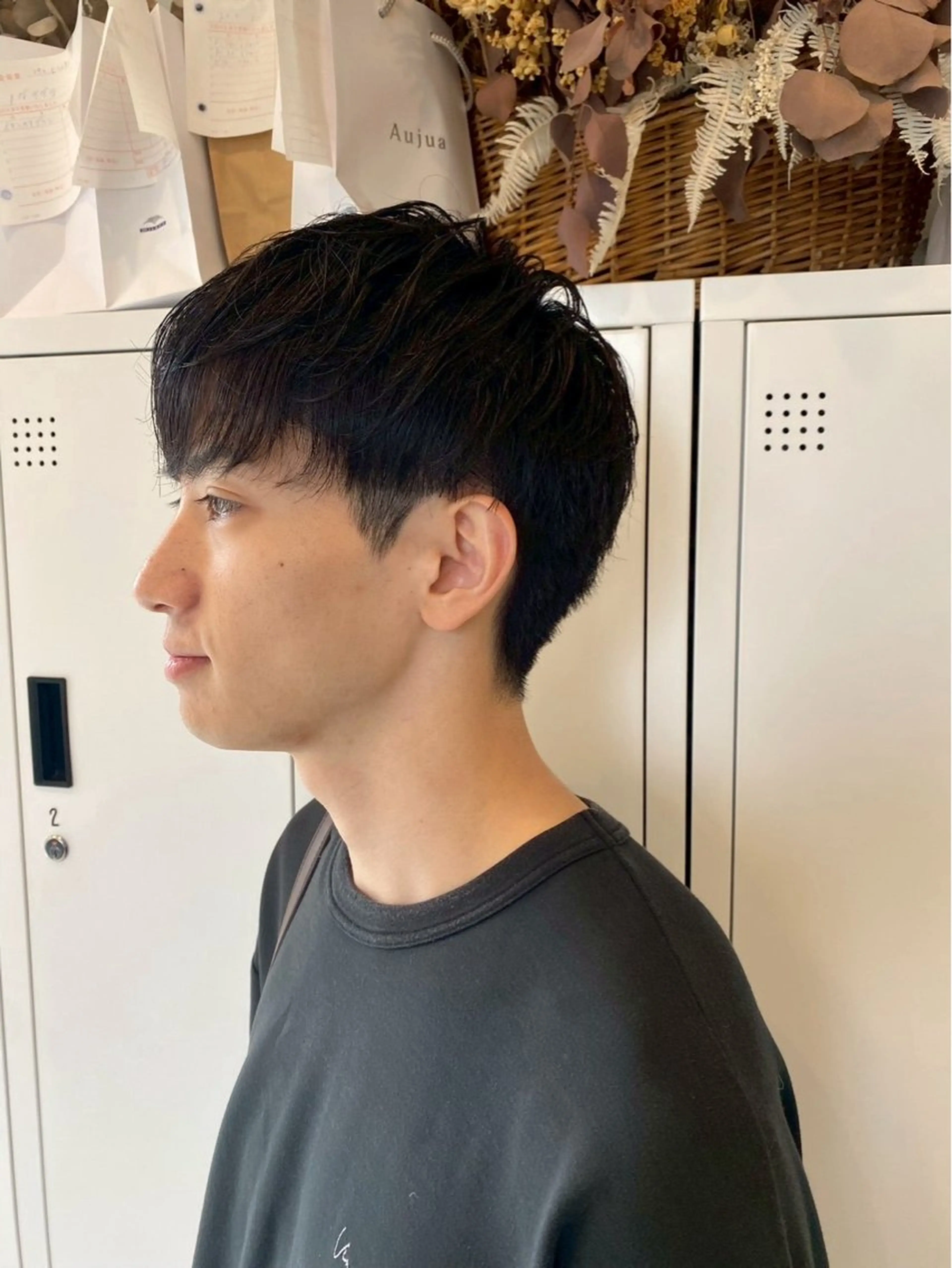 ショート カット 【本陣】カット モデル/朝岡 慧のヘアスタイル