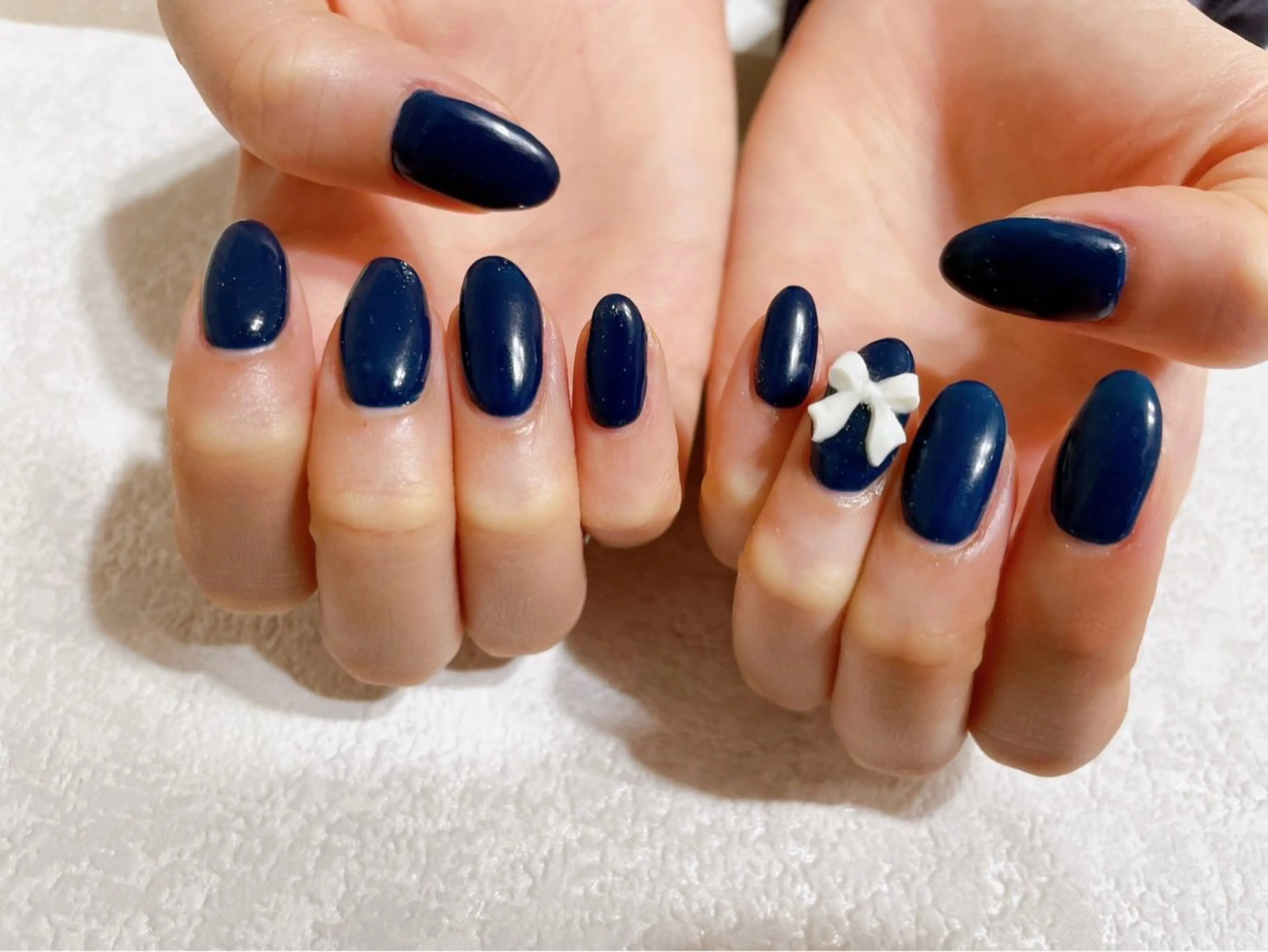 ネイル ジェルネイル 韓国ネイル メンズネイル パラジェル リボン kiki nail たまプラーザのネイルデザイン