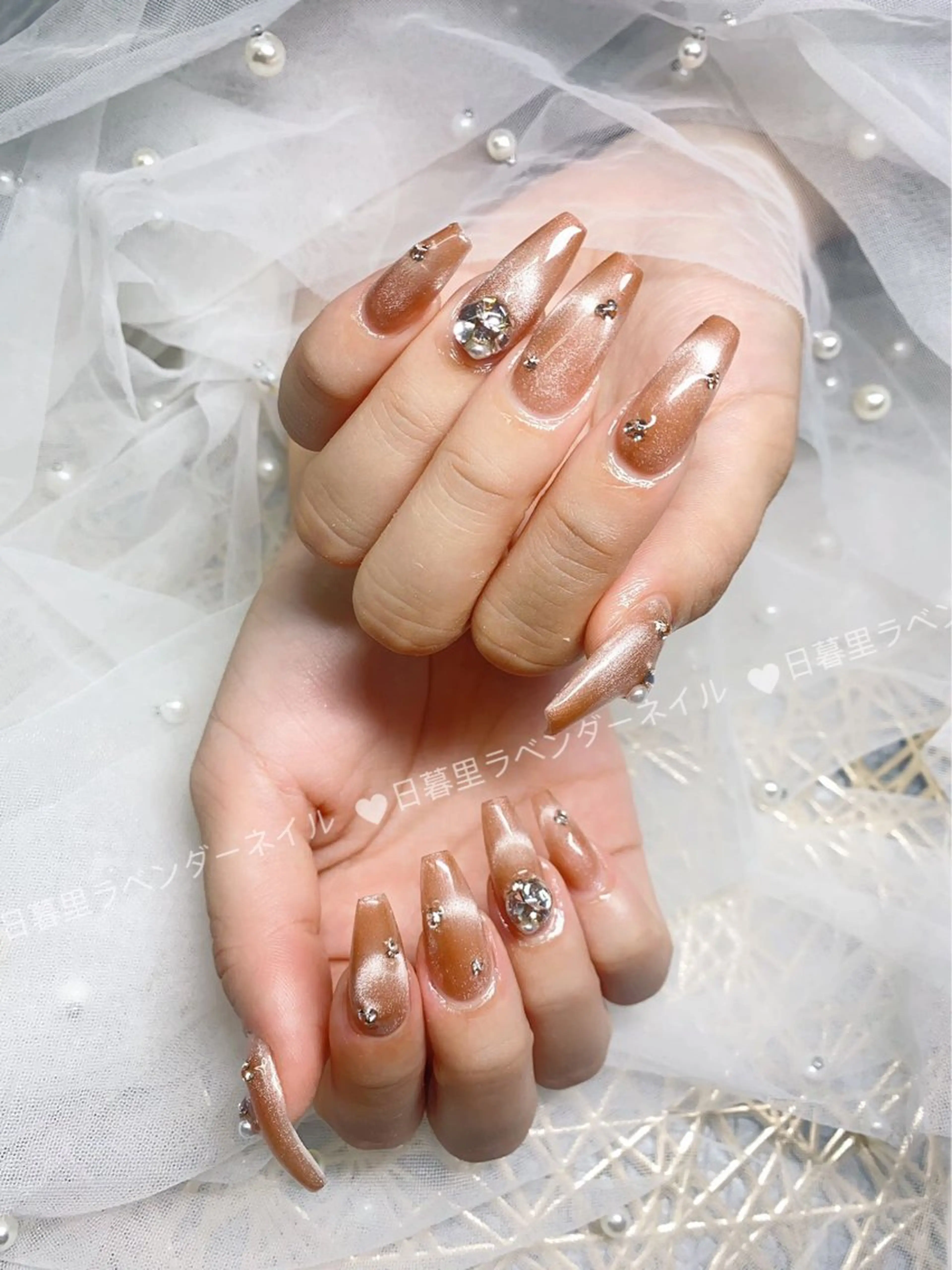 ネイル ラベンダー💖日暮里 ルル💖ネイルのネイルデザイン