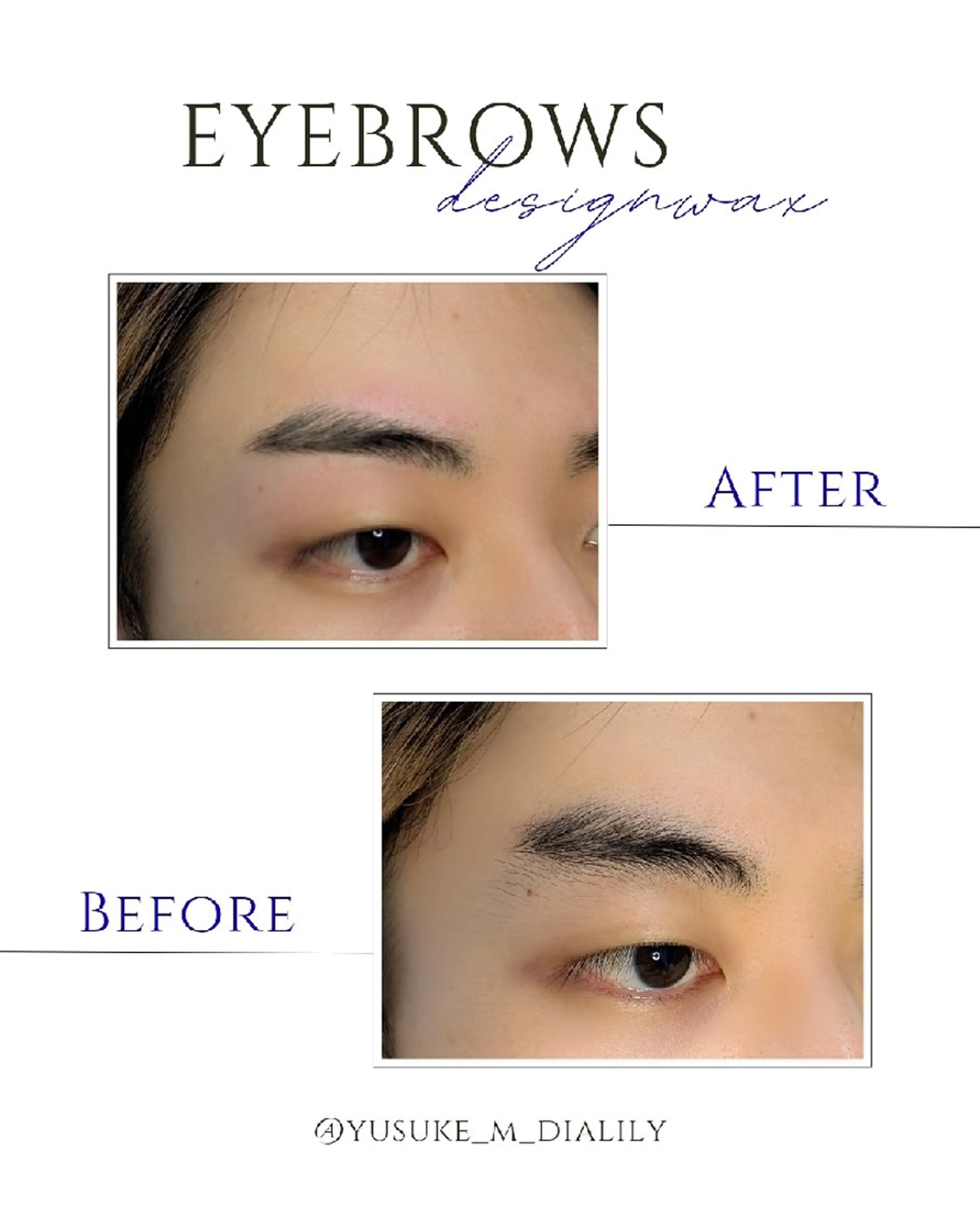 アイブロウ ワックス脱毛 その他(アイブロウ) メンズアイブロウ専門  / YUSUKEの眉毛・アイブロウイメージ