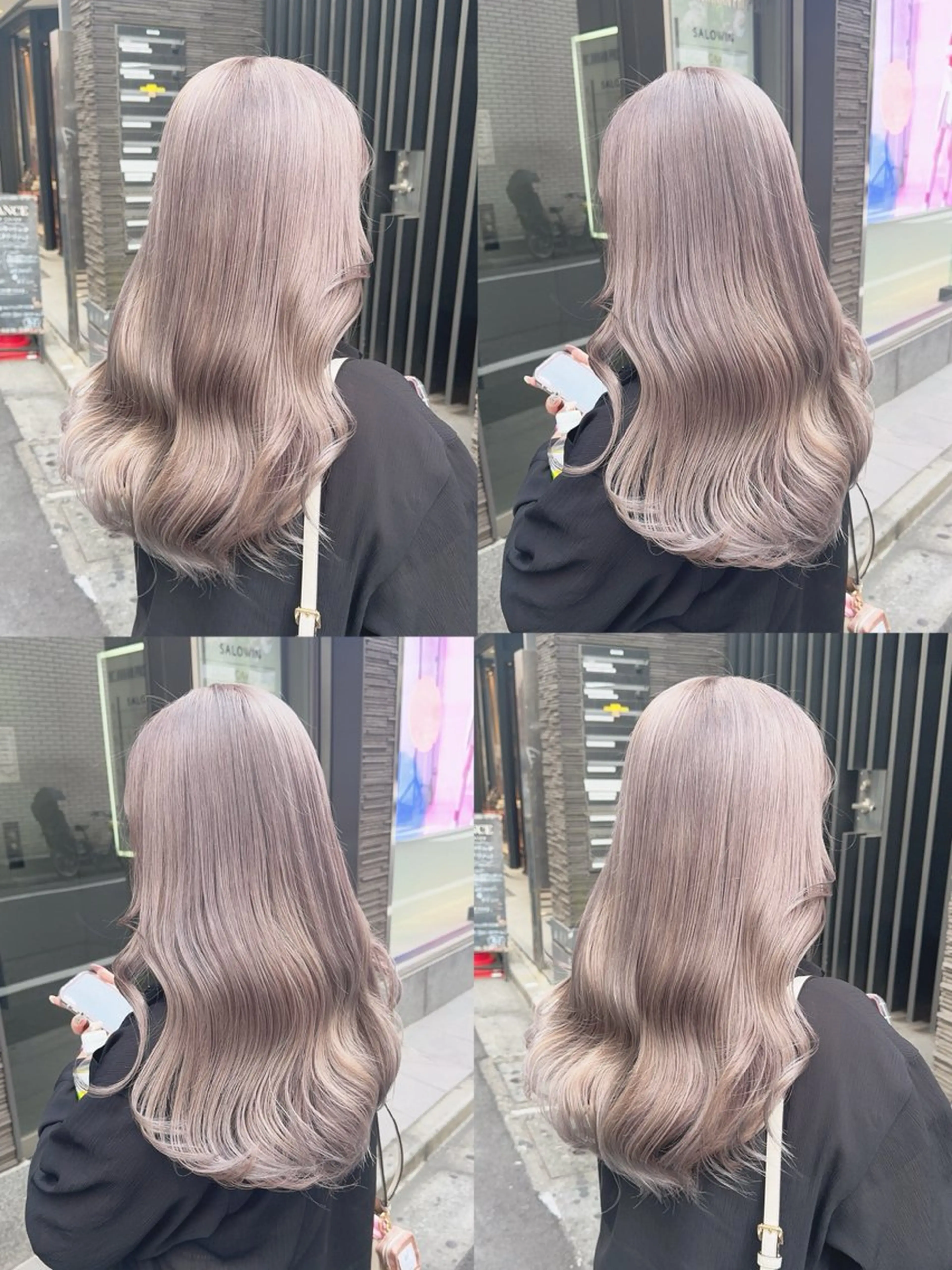 カラー グレージュ ミルクティーグレージュ ヘアカラー トリートメント 渋谷:インナーカラー ／🍒エリカ🍒のヘアスタイル