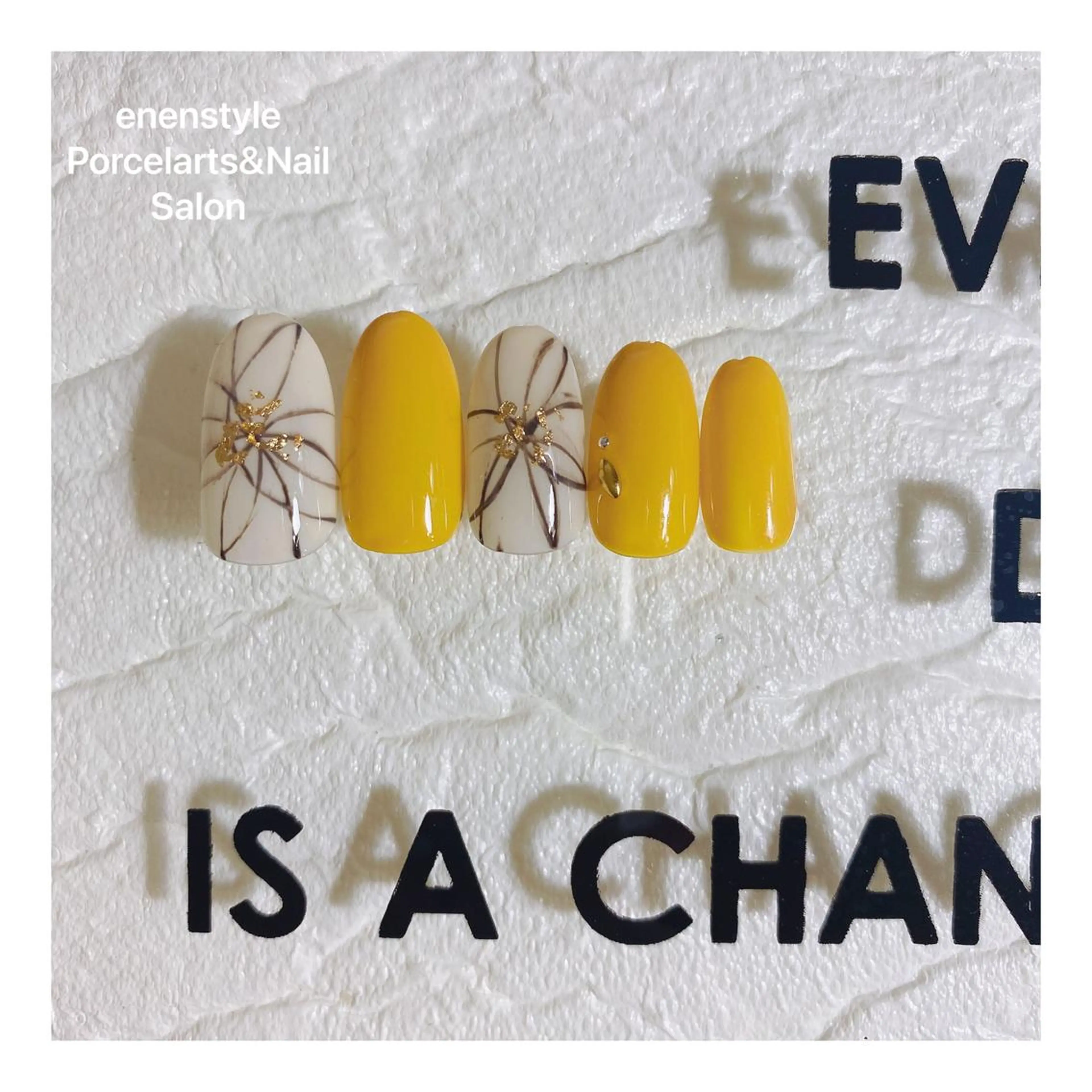 ミディアム ネイル ハンドネイル 👑enen style👑のネイルデザイン