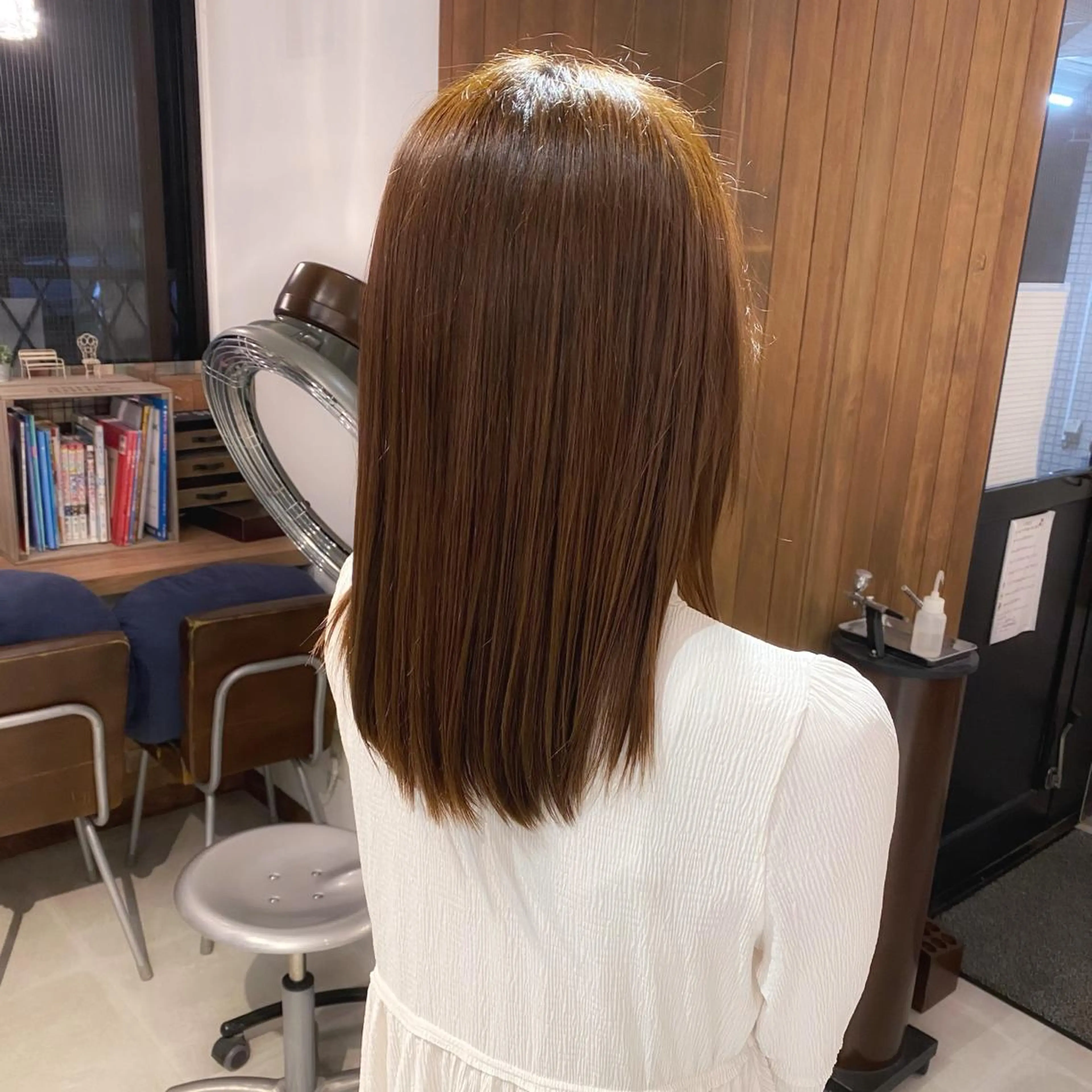 セミロング 髪質改善 トリートメント 酸熱トリートメント 髪質改善特化 安東駿介のヘアスタイル