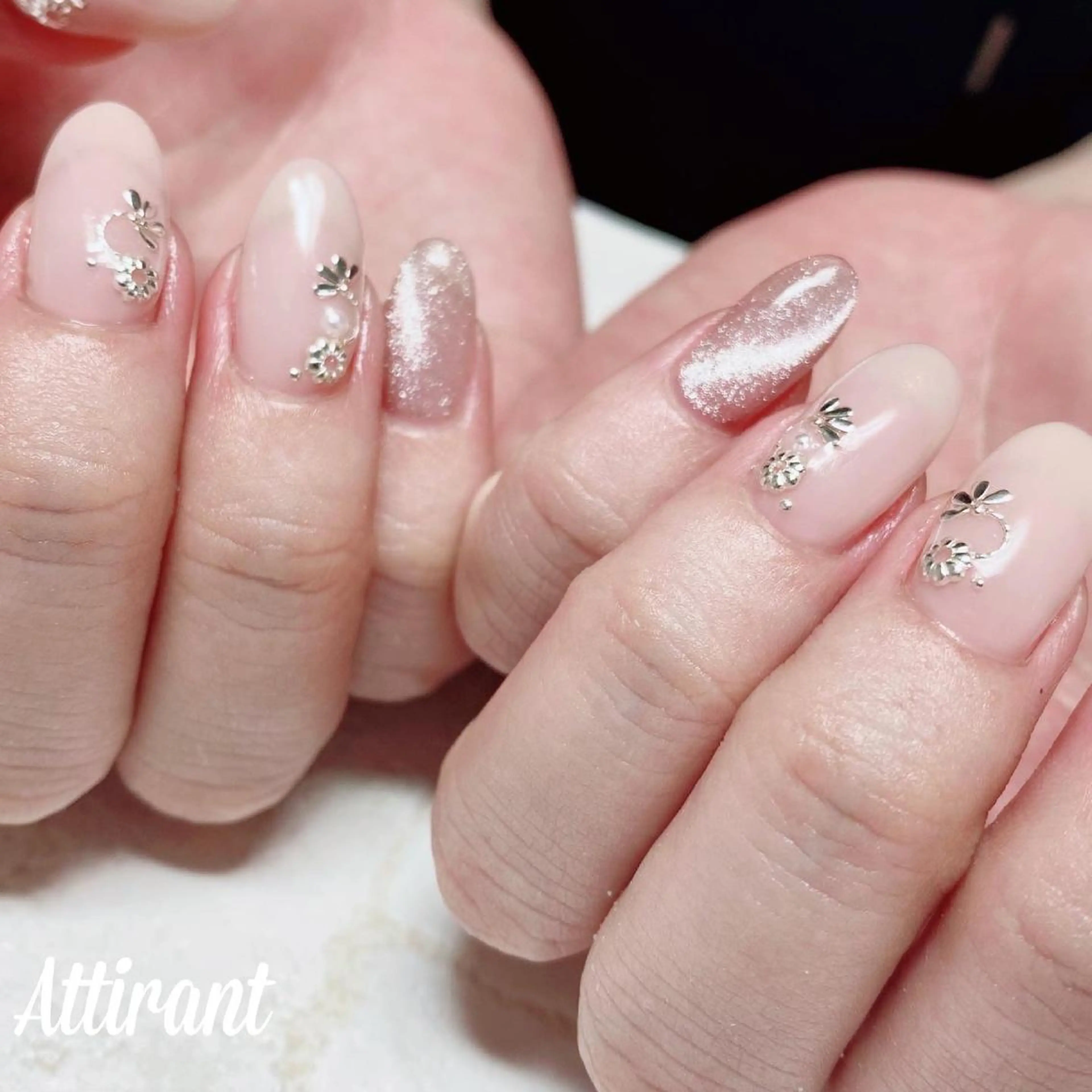 ネイル マグネットネイル ハンドネイル ネイルサロン アティロンのネイルデザイン