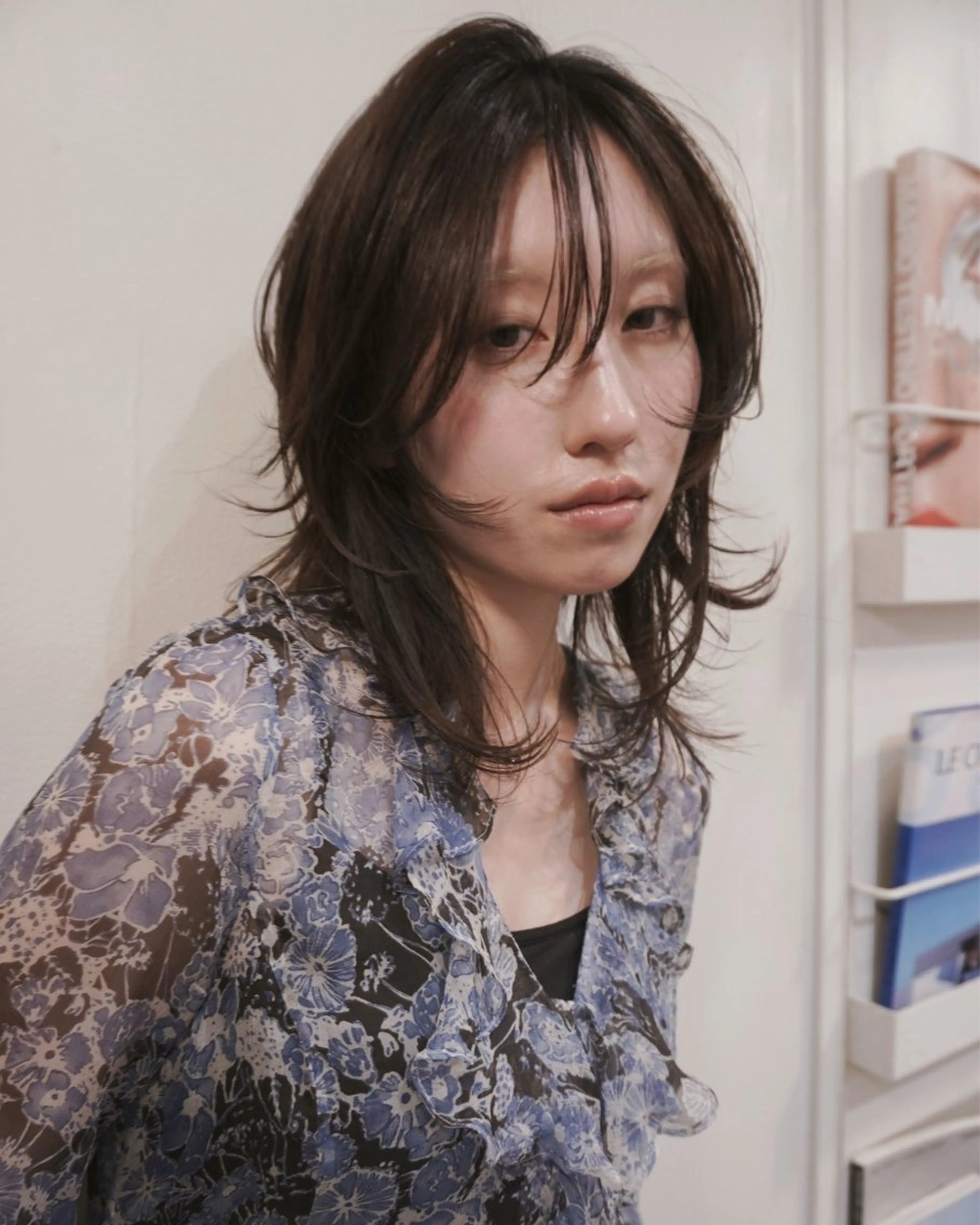 ミディアム レイヤーカット/ 管原久遠のヘアスタイル