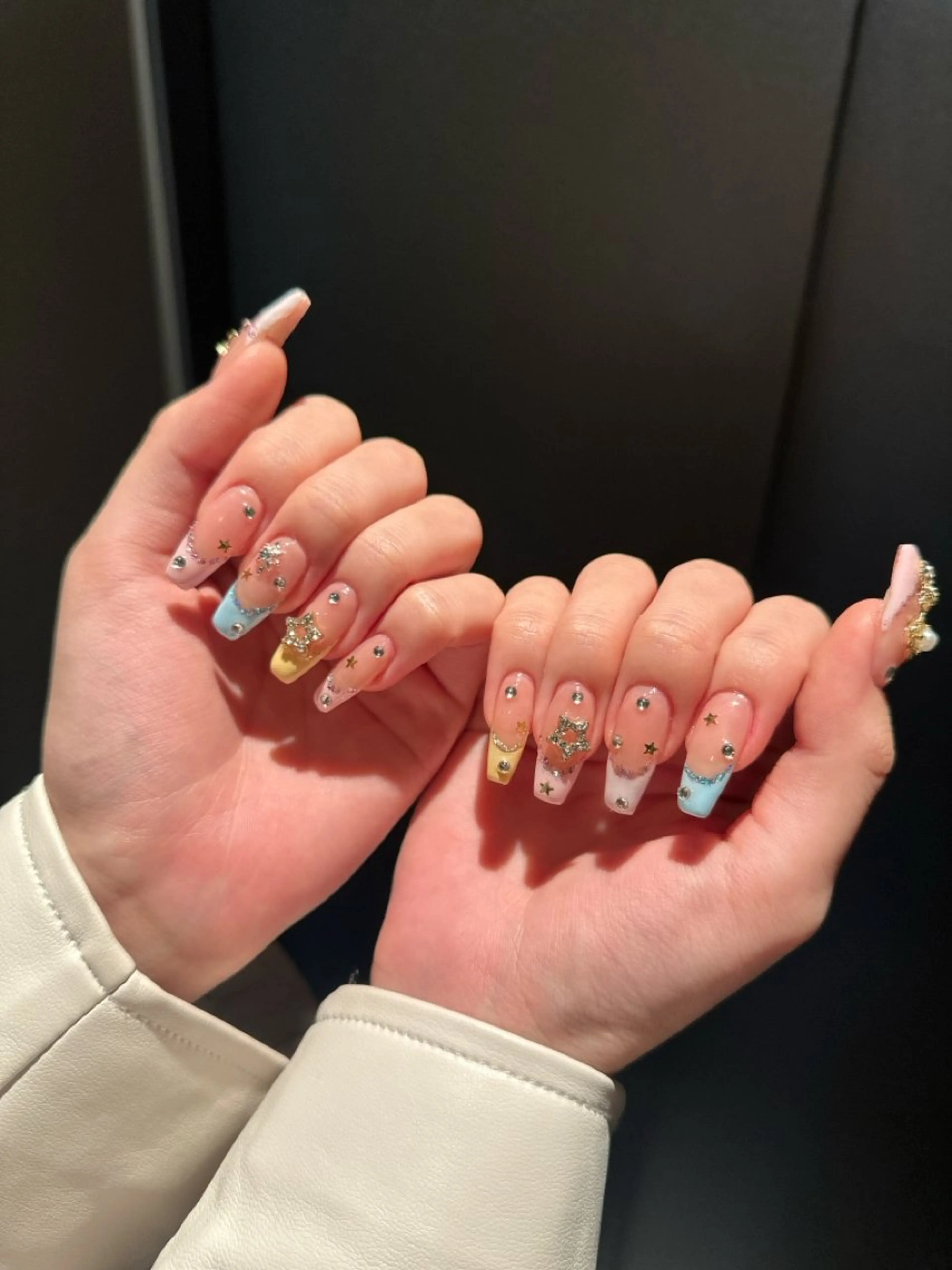 チップ長さ出しワンカラーの写真