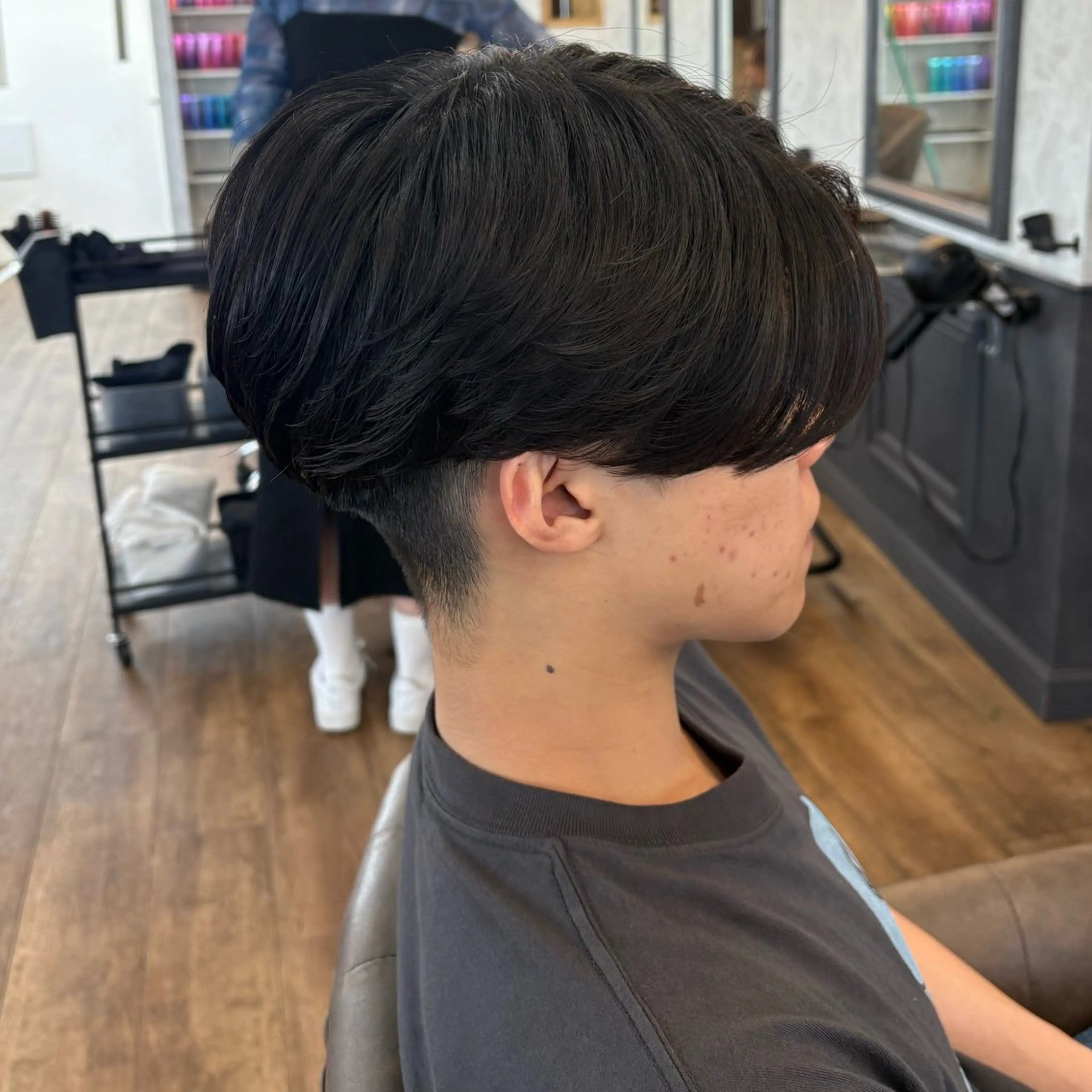 パーマ メンズ カット パーマ 山﨑 千尋のヘアスタイル