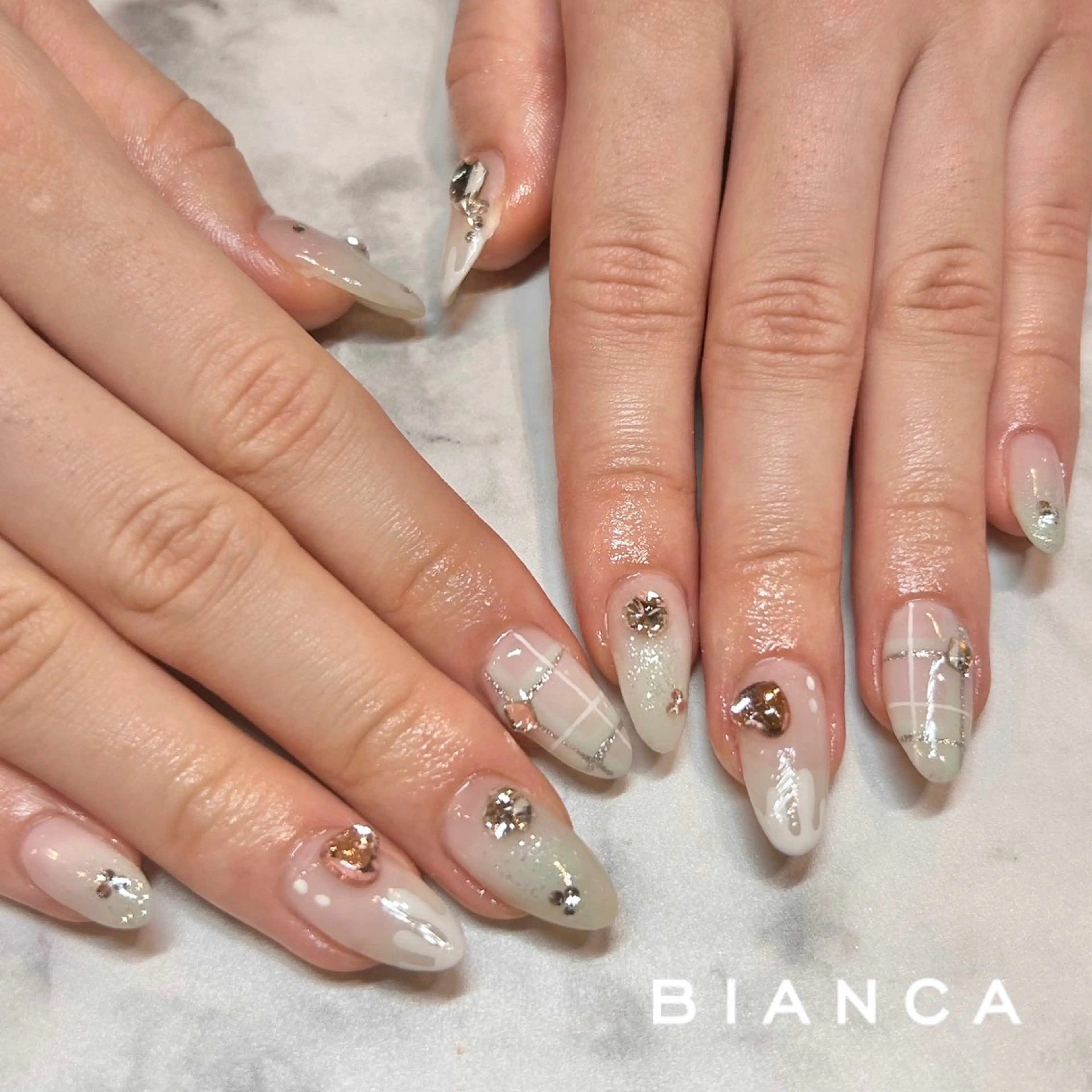 ネイル ハンドネイル Bianca栄店 みさとのネイルデザイン