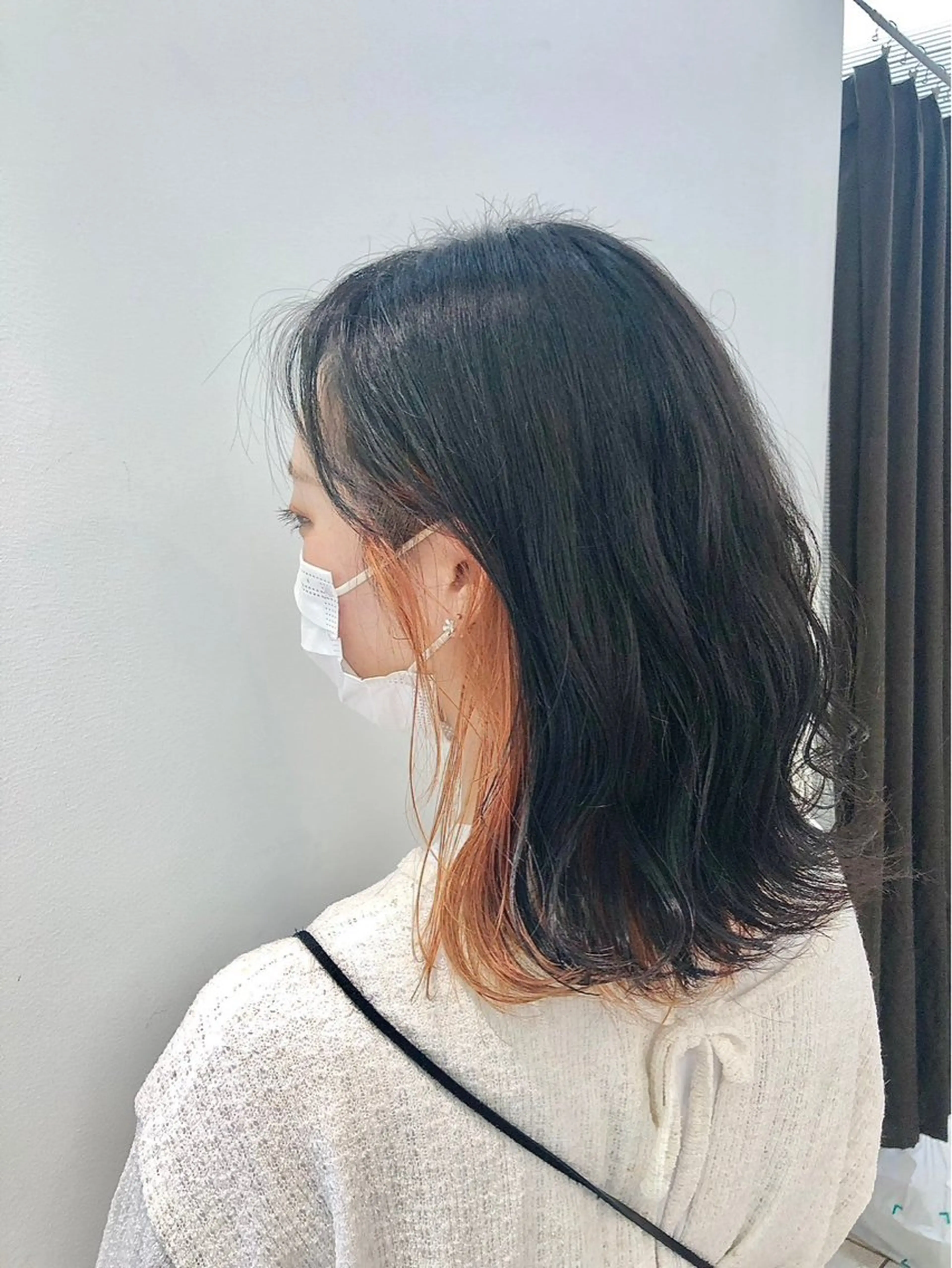 ミディアム Hair ruup 平良那生のヘアスタイル