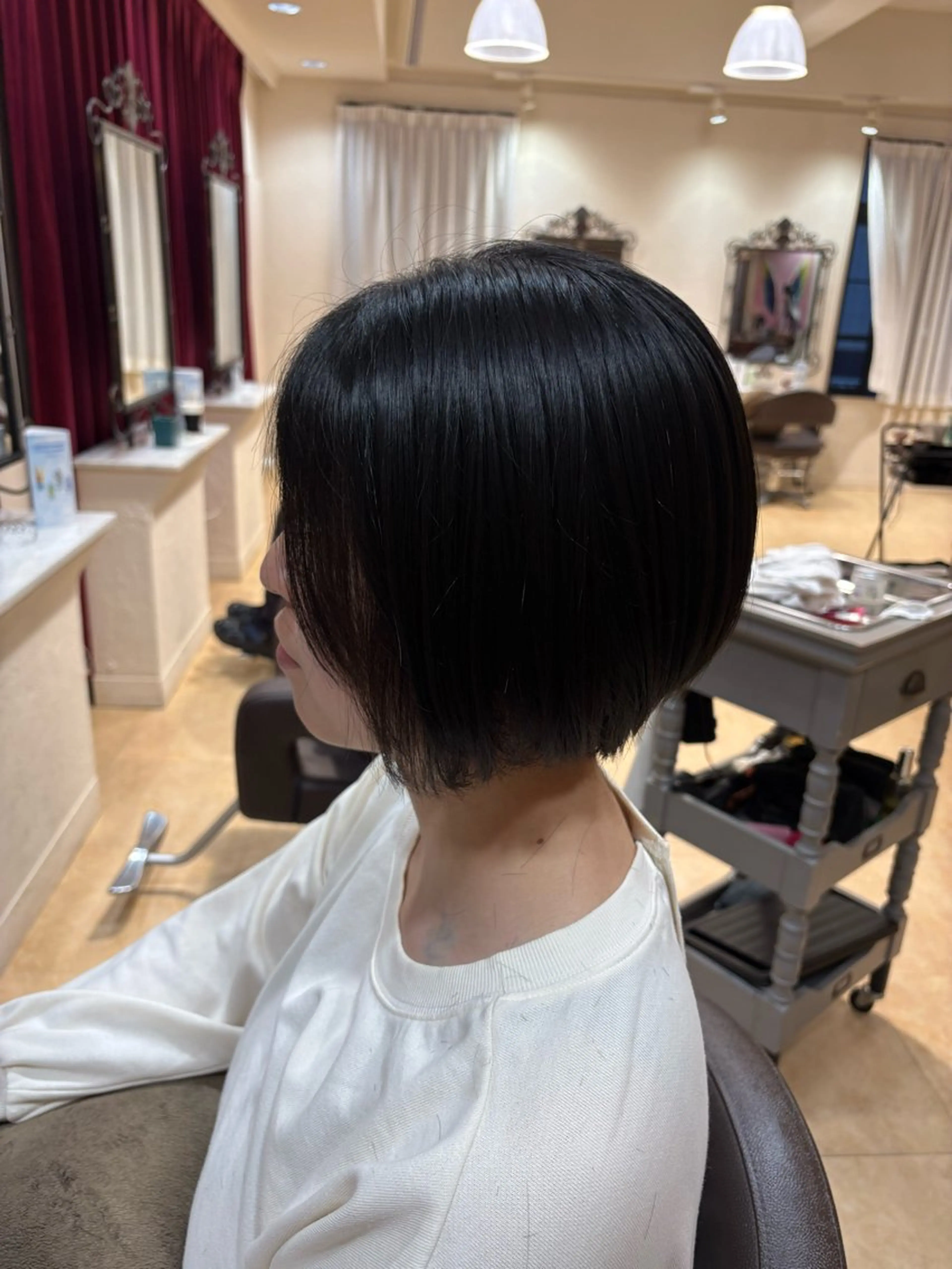 ショート ショートボブ ボブ ショートヘア 水村 菜々美のヘアスタイル