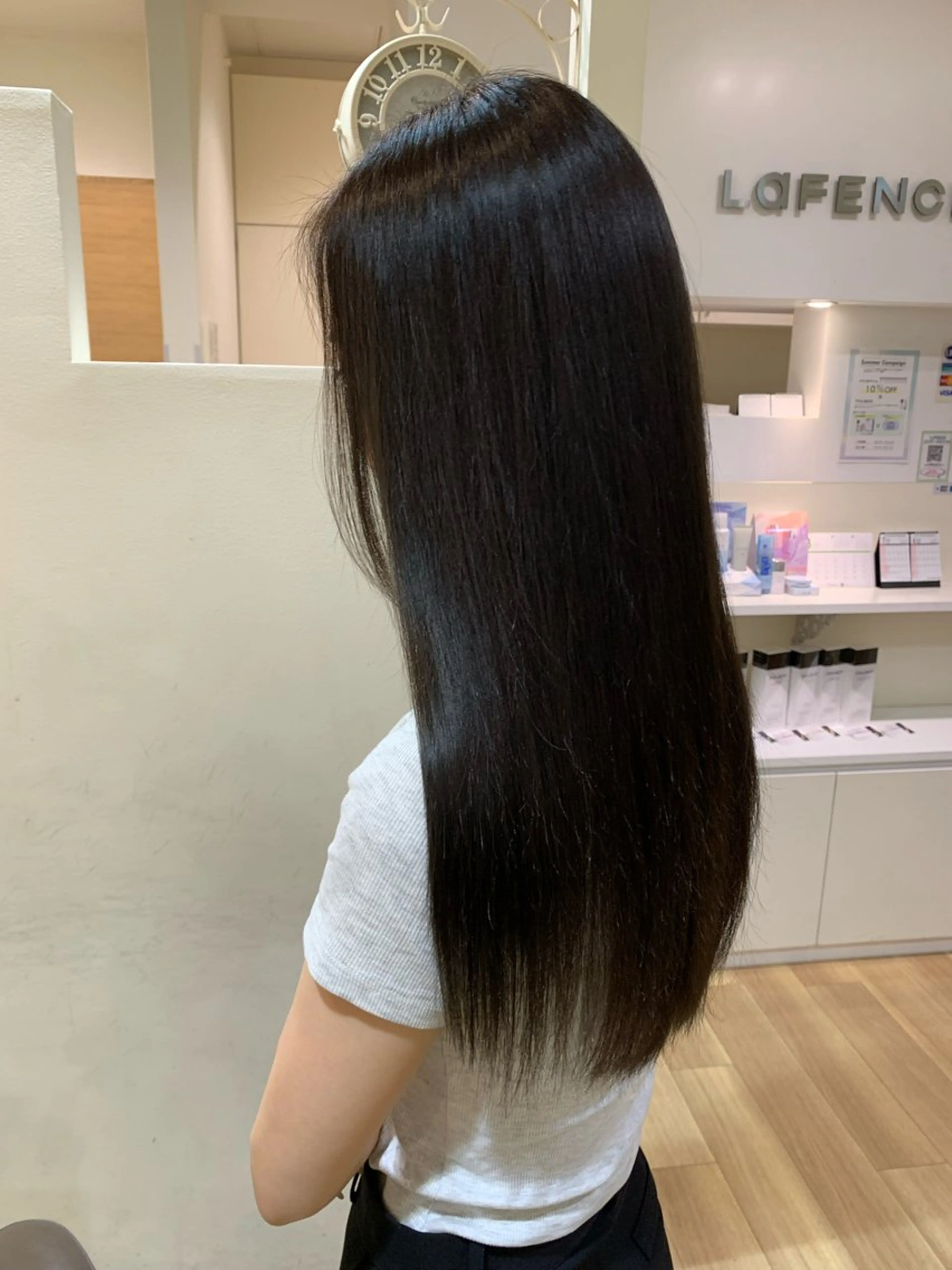 ロング カラー 透明感カラー オレンジ ヘアカラー 🫧似合わせ カラー /縮毛矯正🎀みずきのヘアスタイル