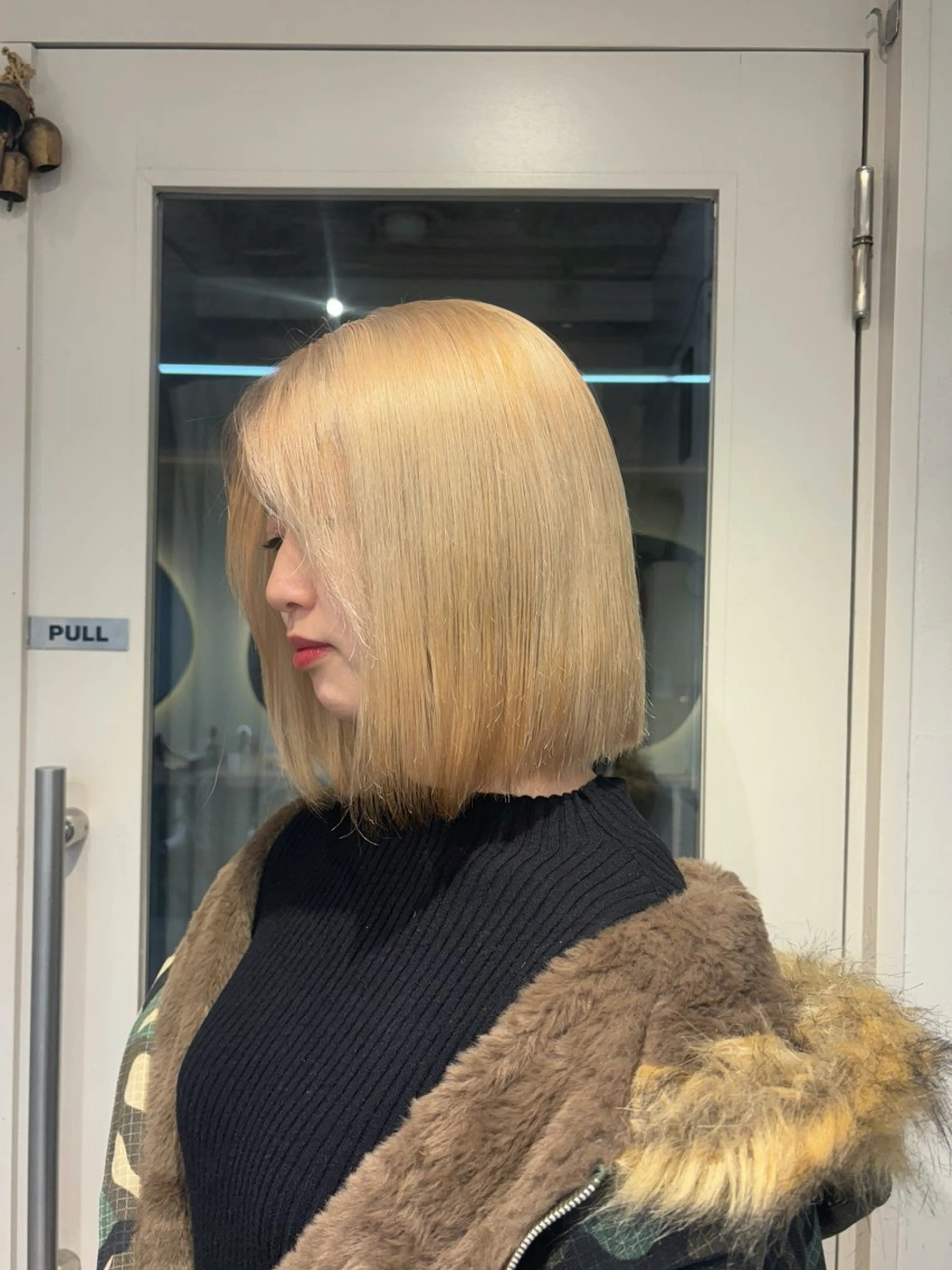 ミディアム カラー ブリーチ ヘアカラー 🎀 RINKA🎀 /縮毛矯正/艶カラーのヘアスタイル