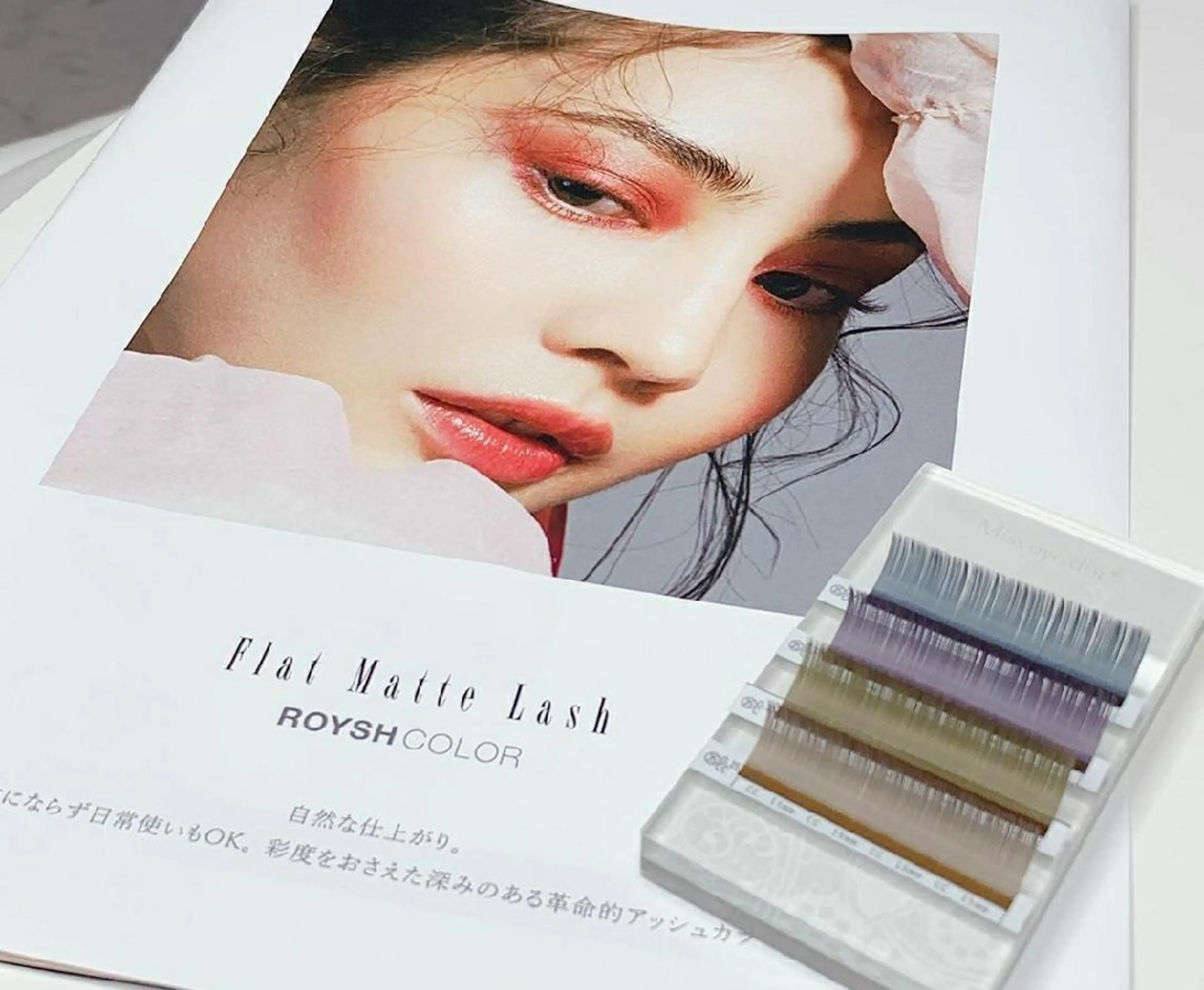 カラー マツエク・マツパ フラットラッシュ LaMa staff★のマツエク・マツパデザイン