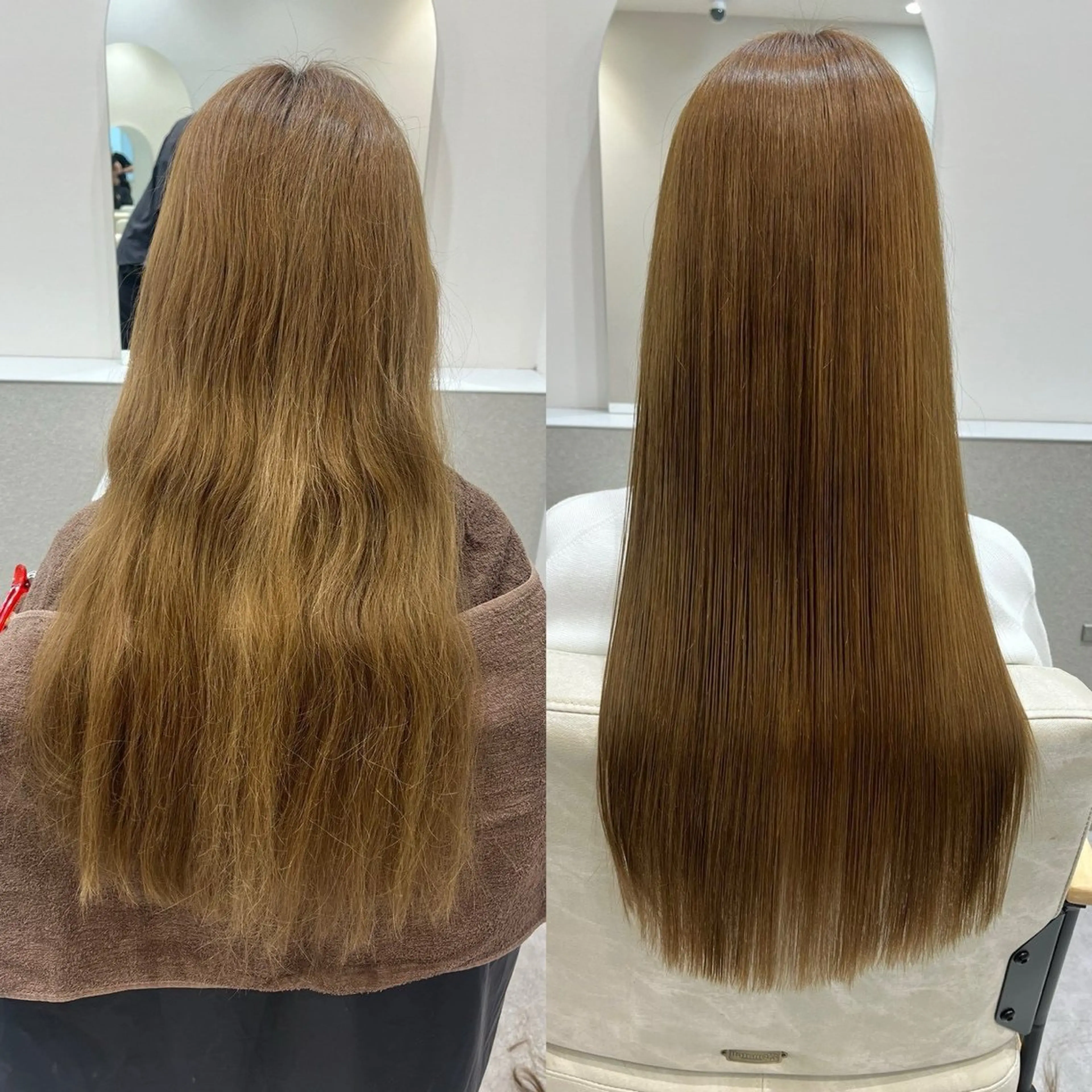 ロング 縮毛矯正 🫧ミネ タイガ🐯のヘアスタイル