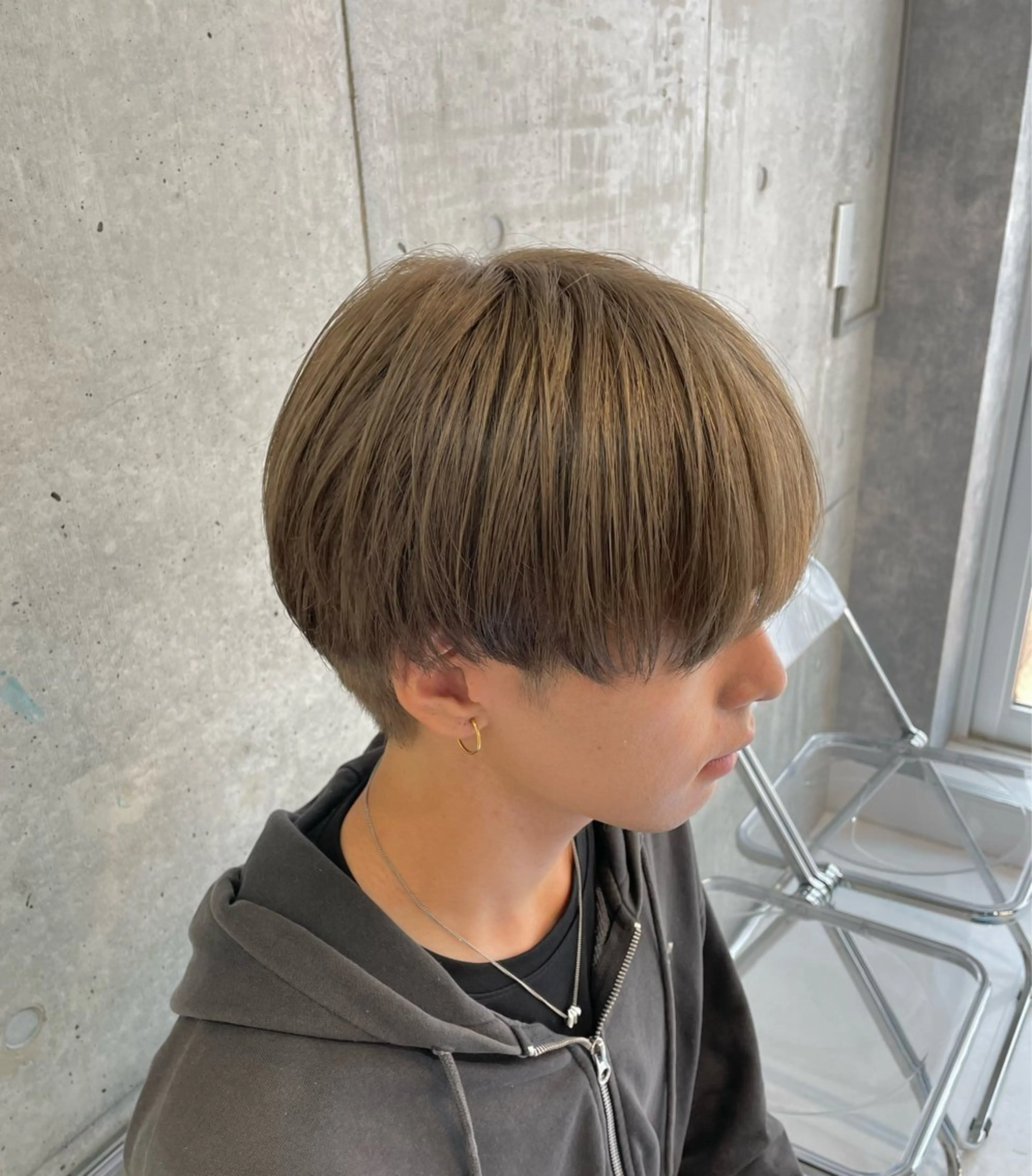 ショート メンズ カット ヘアカラー トリートメント ʜᴀʀᴜᴋᴀ♱メンズ ウルフ/ブリーチのヘアスタイル