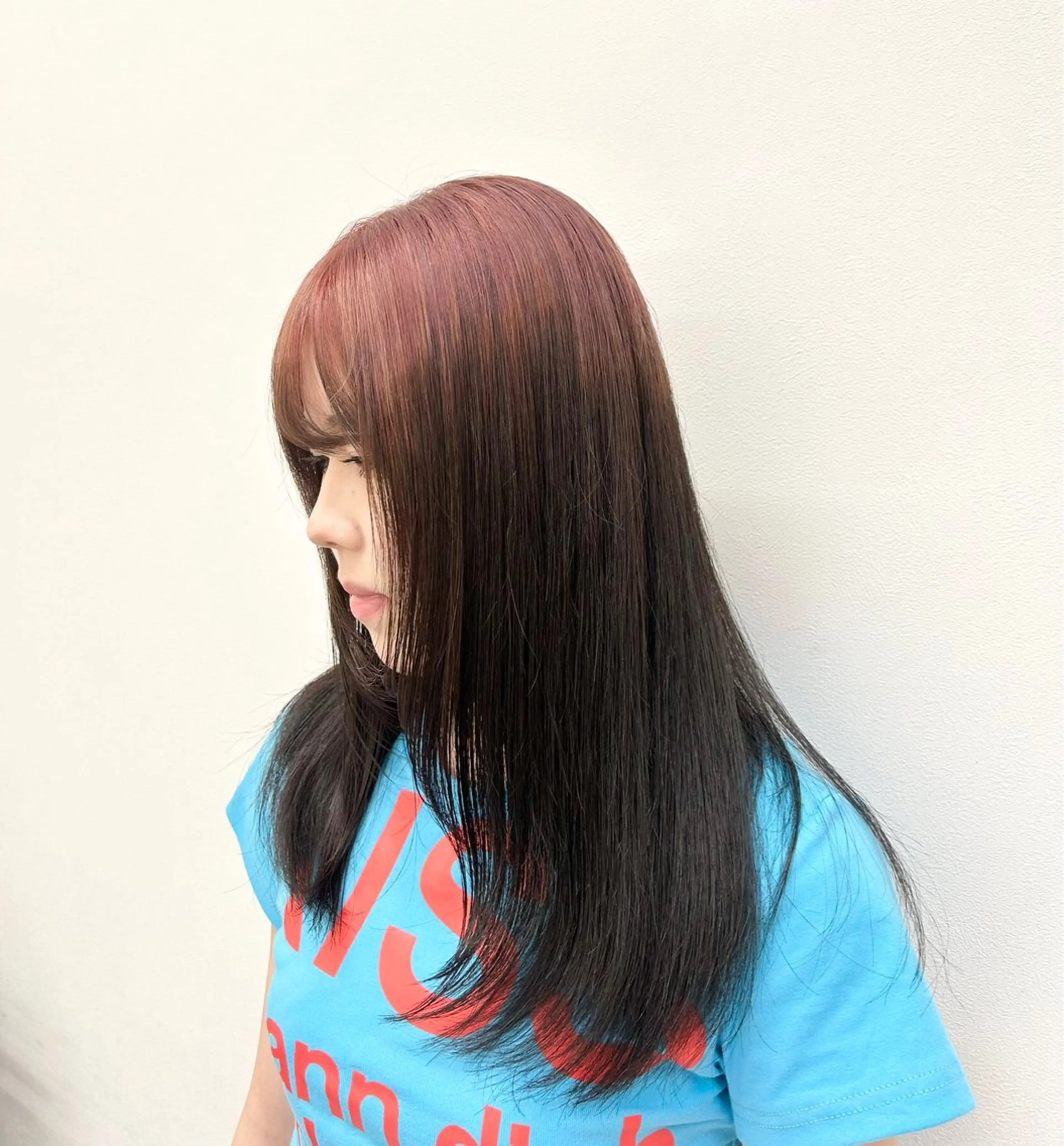 カラー ヘアカラー トリートメント 透明感ベージュ🤎 ナチュラルレイヤーのヘアスタイル