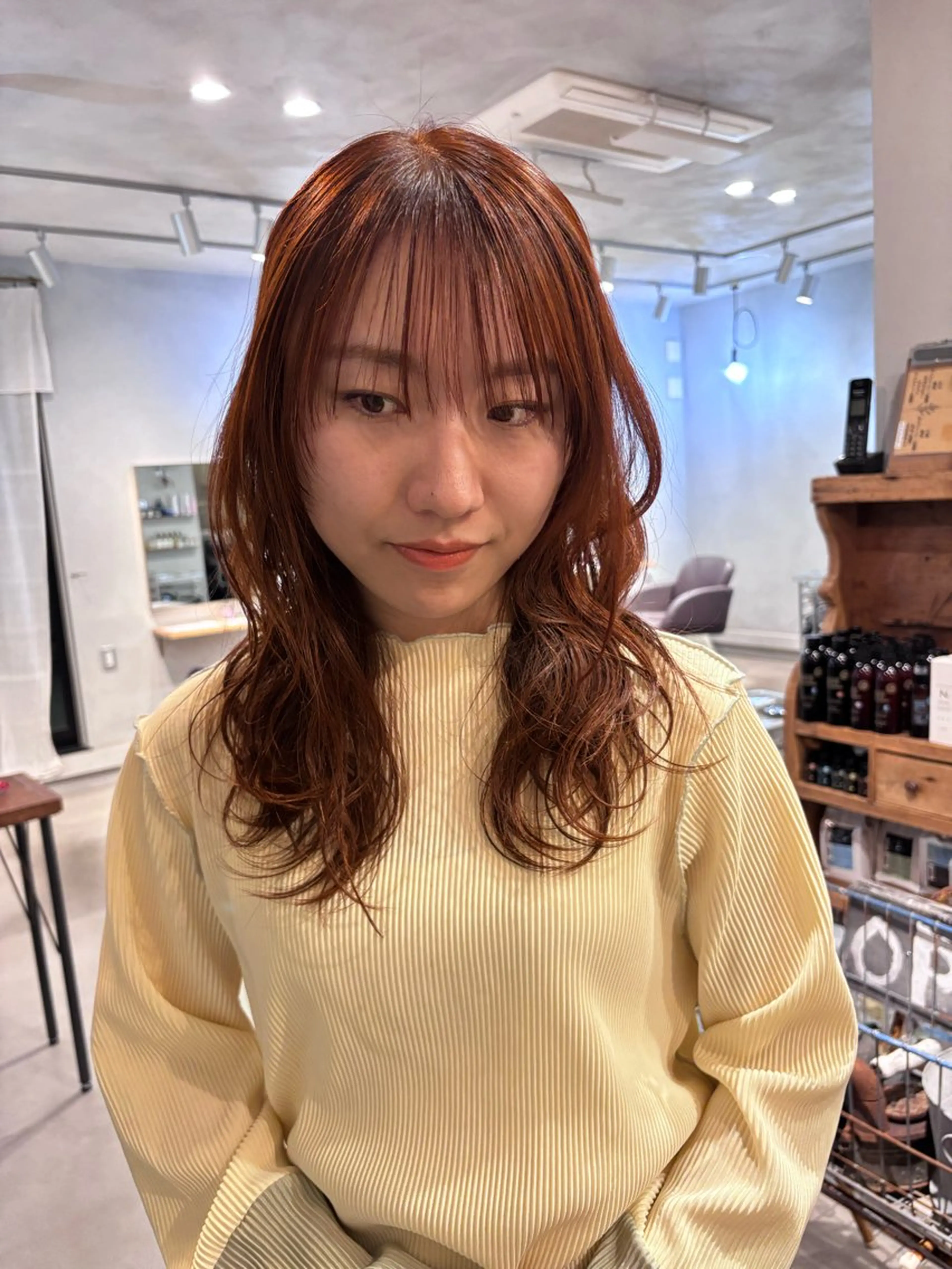 ミディアム Aem.所属・あすか Aem.カラーリストのヘアスタイル