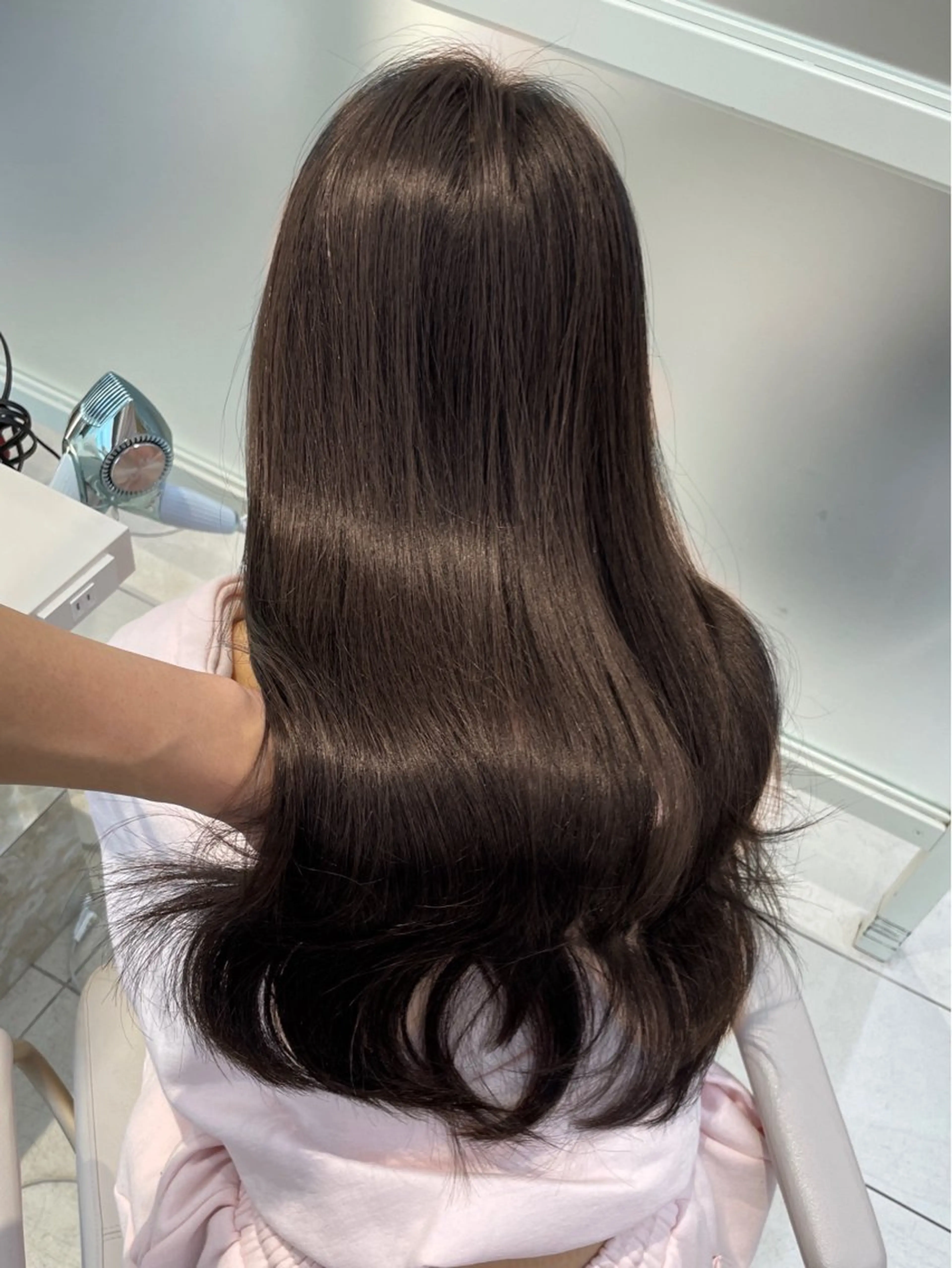 ロング カット ヘアカラー トリートメント レイヤー/顔周り /韓国ヘア/TAKUのヘアスタイル