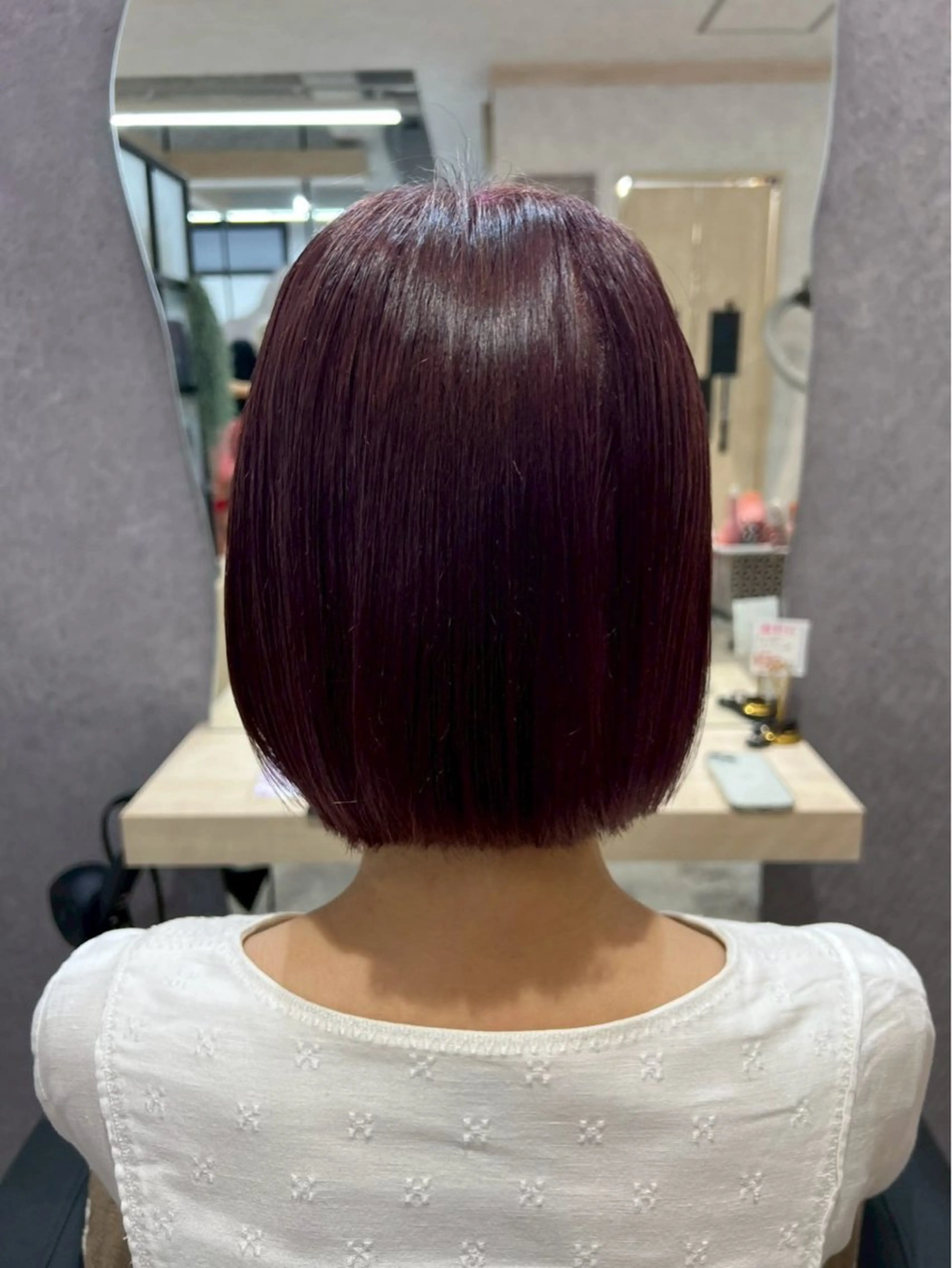 ミディアム カラー 髪質改善 ヘアカラー 艶感/髪質改善 カラー✨西澤駿のヘアスタイル