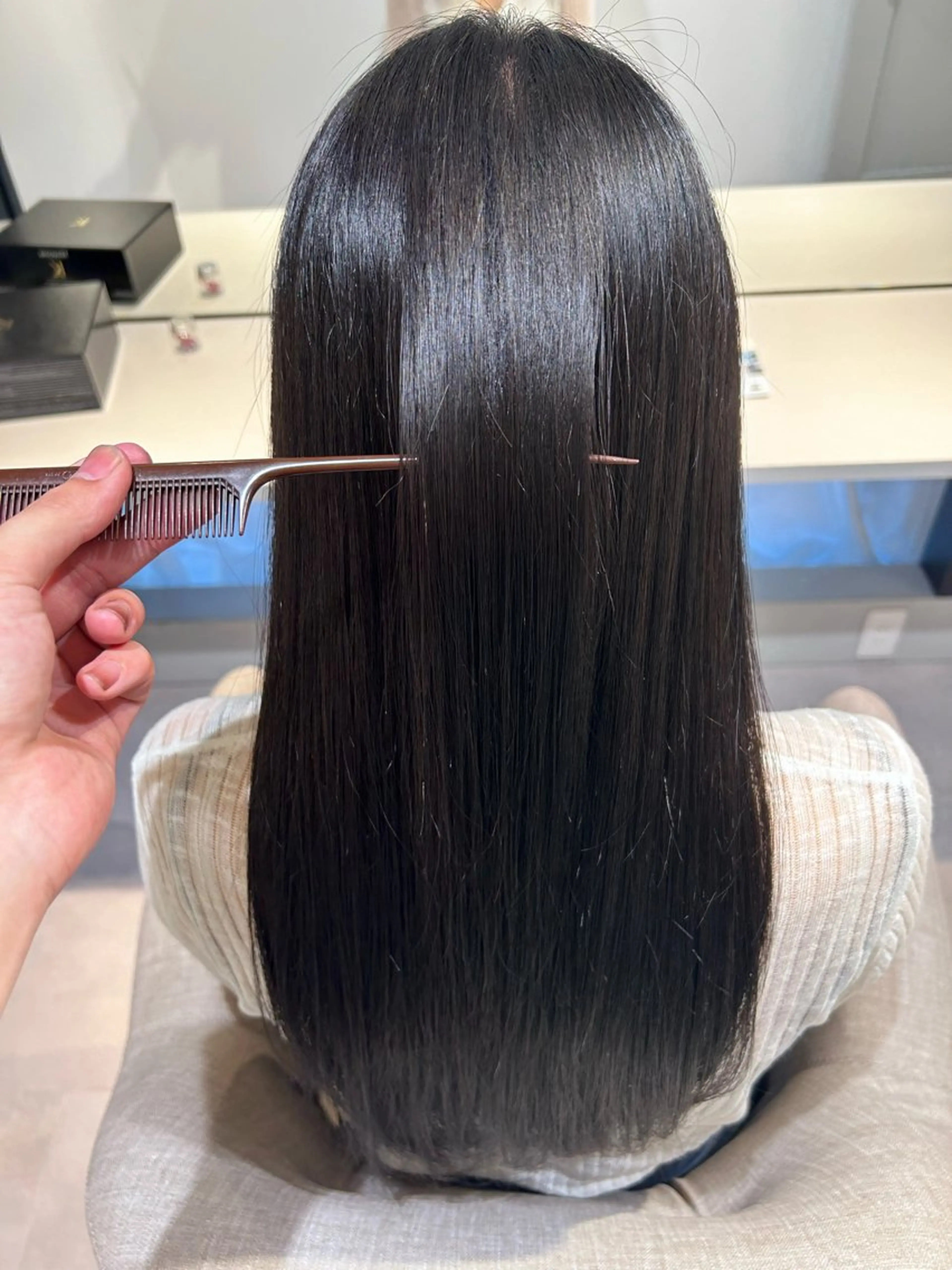 ロング トリートメント 酸熱トリートメント 徳永 侑紀のヘアスタイル