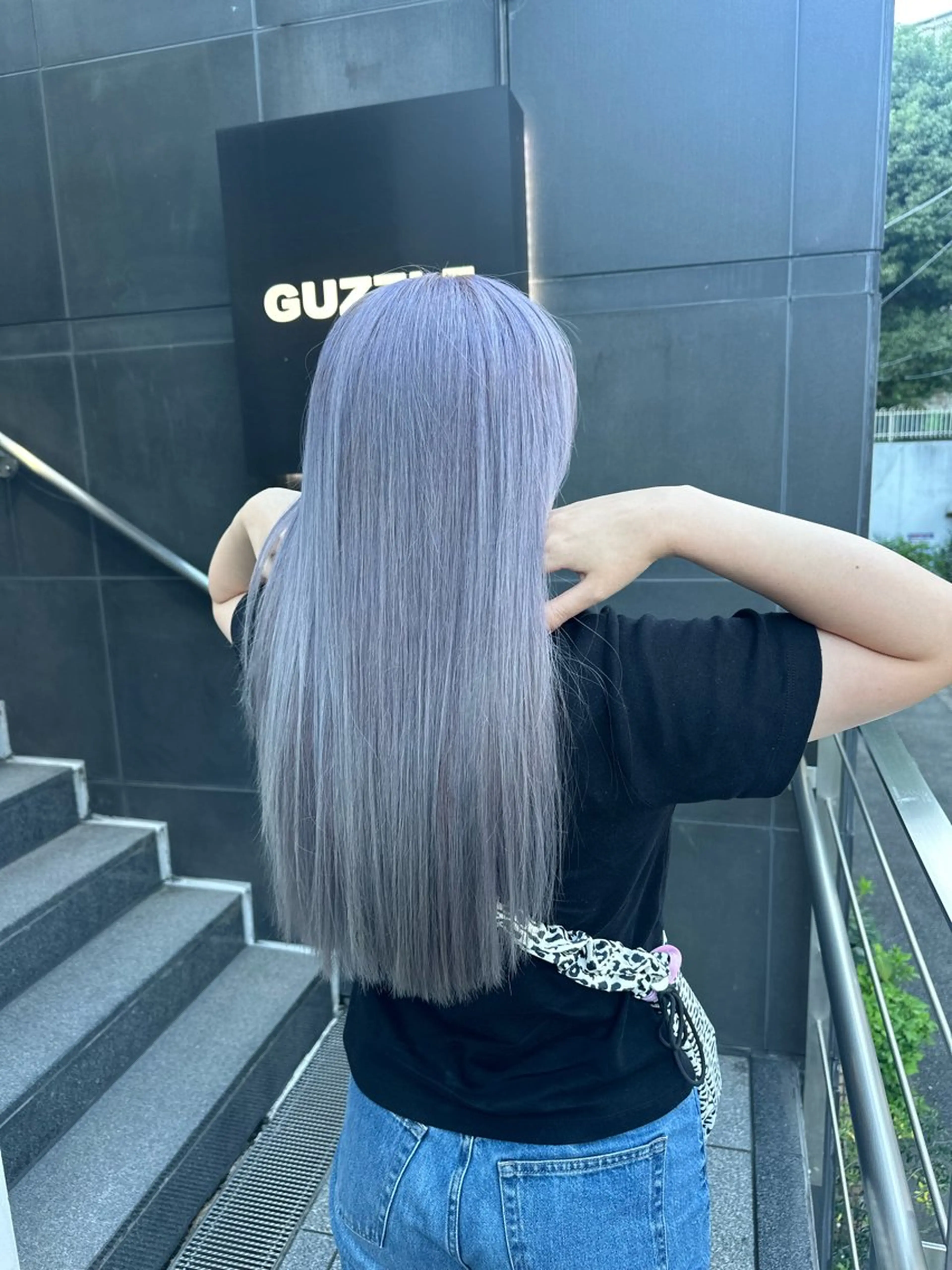 ロング カラー メンズ キッズ メンズバレイヤージュ メンズブリーチ メンズハイライト メンズハイトーン バレイヤージュ カット ヘアカラー トリートメント BRAIDS💎愛子 大人ハイライト💎のヘアスタイル