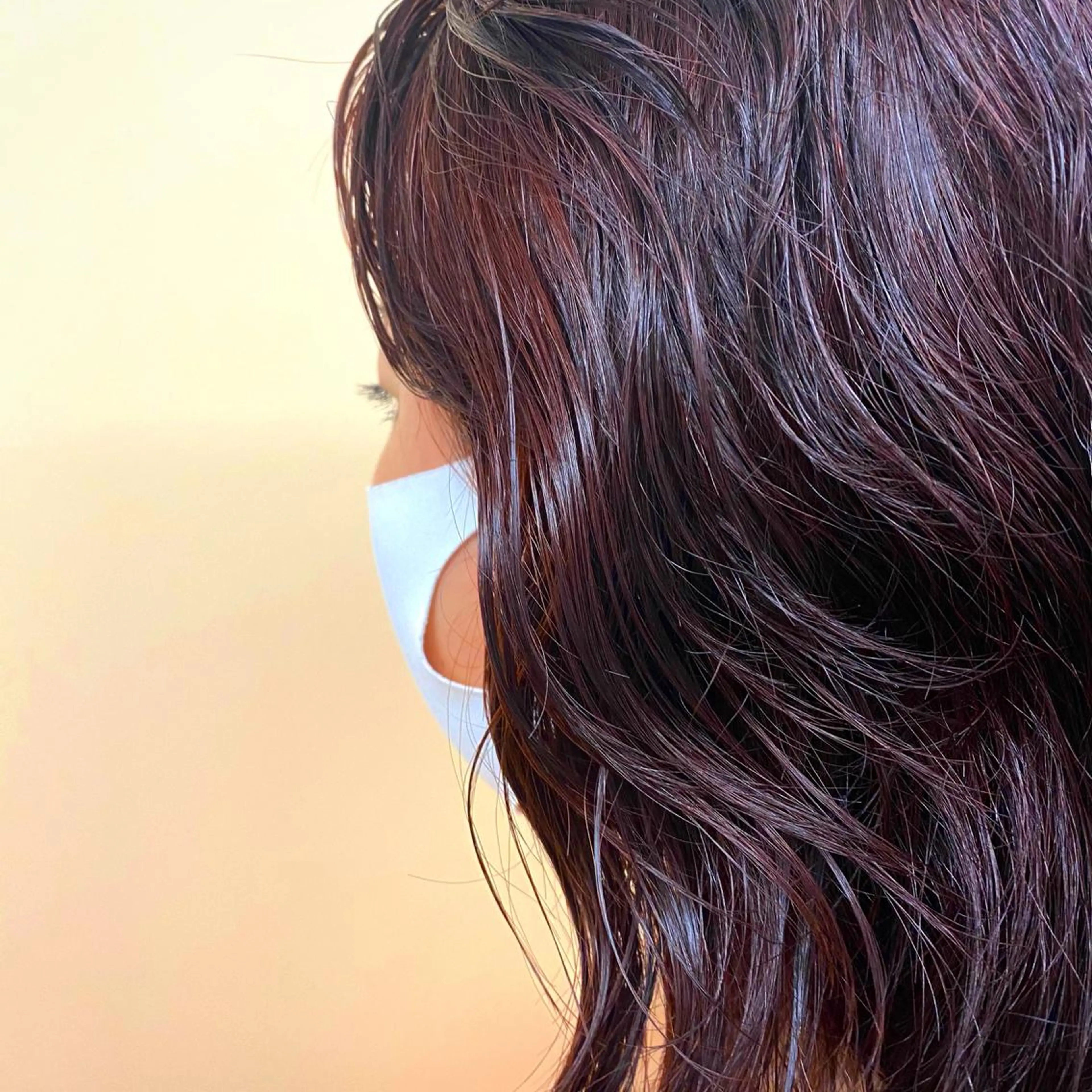 ミディアム カラー パーマ ヘアアレンジ オレンジ 広美◎ <hiromi>のヘアスタイル