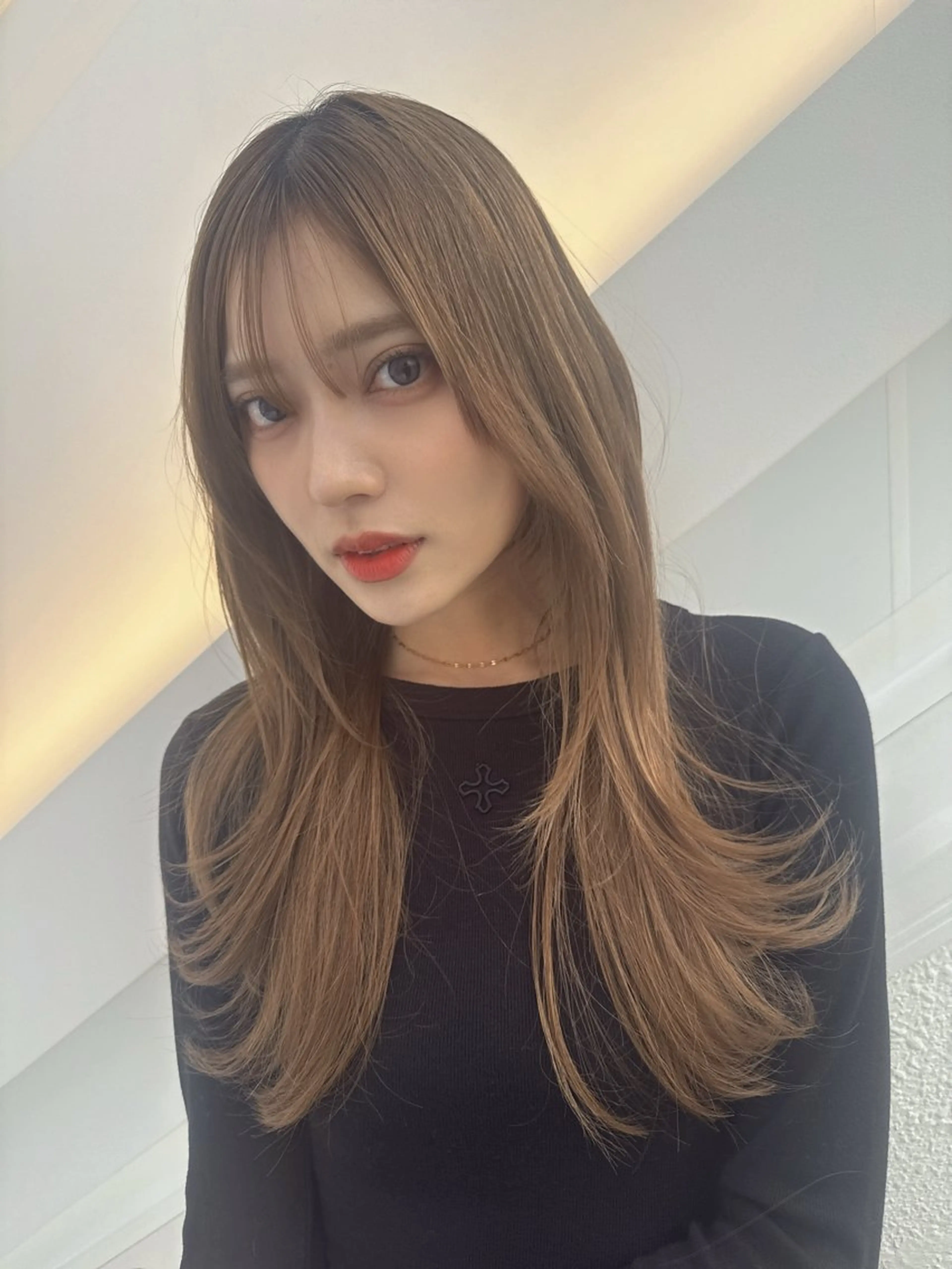 ロング カラー ベージュカラー 透明感カラー レイヤーカット カット ヘアカラー トリートメント 💎透明感カラー特化 💎TAISEIのヘアスタイル
