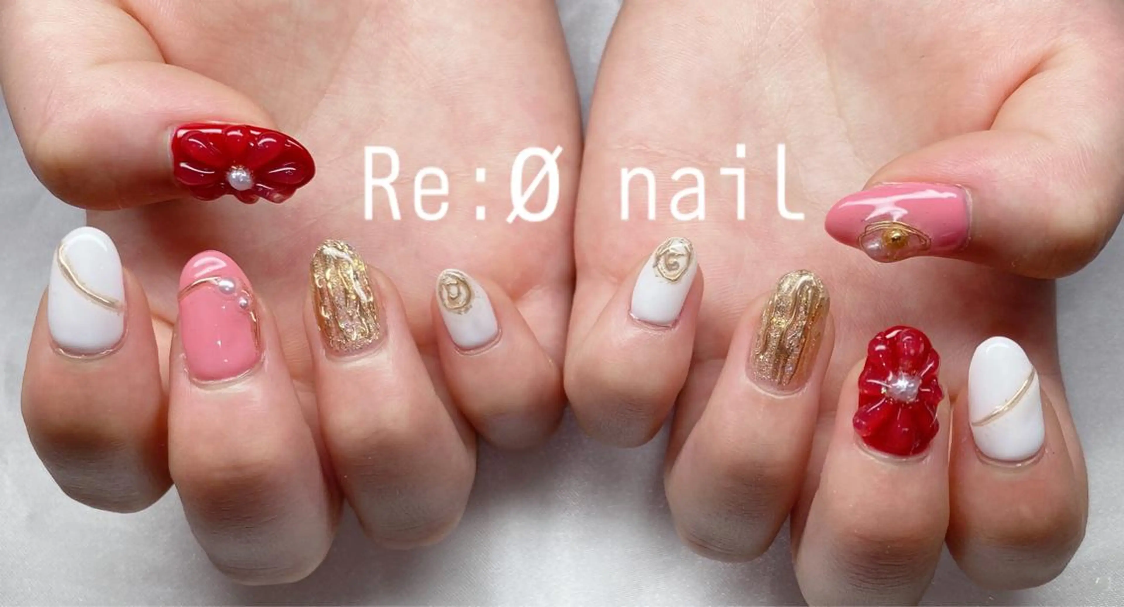 ネイル ハンドネイル Re:Ø nail 🩵TSUJIのネイルデザイン