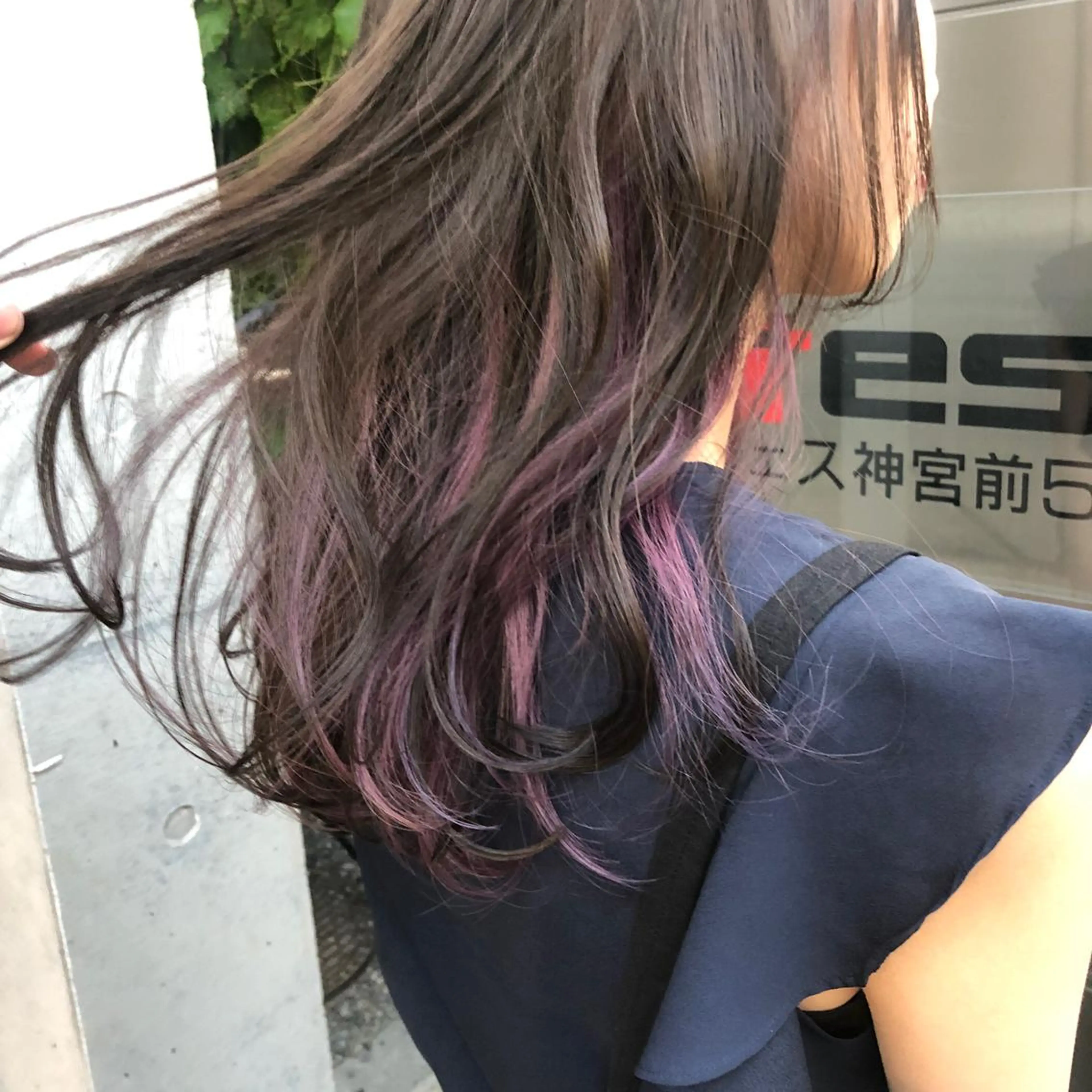 セミロング カラー ヘアアレンジ ブリーチなし透け感/ マンツーマン/Ryoのヘアスタイル