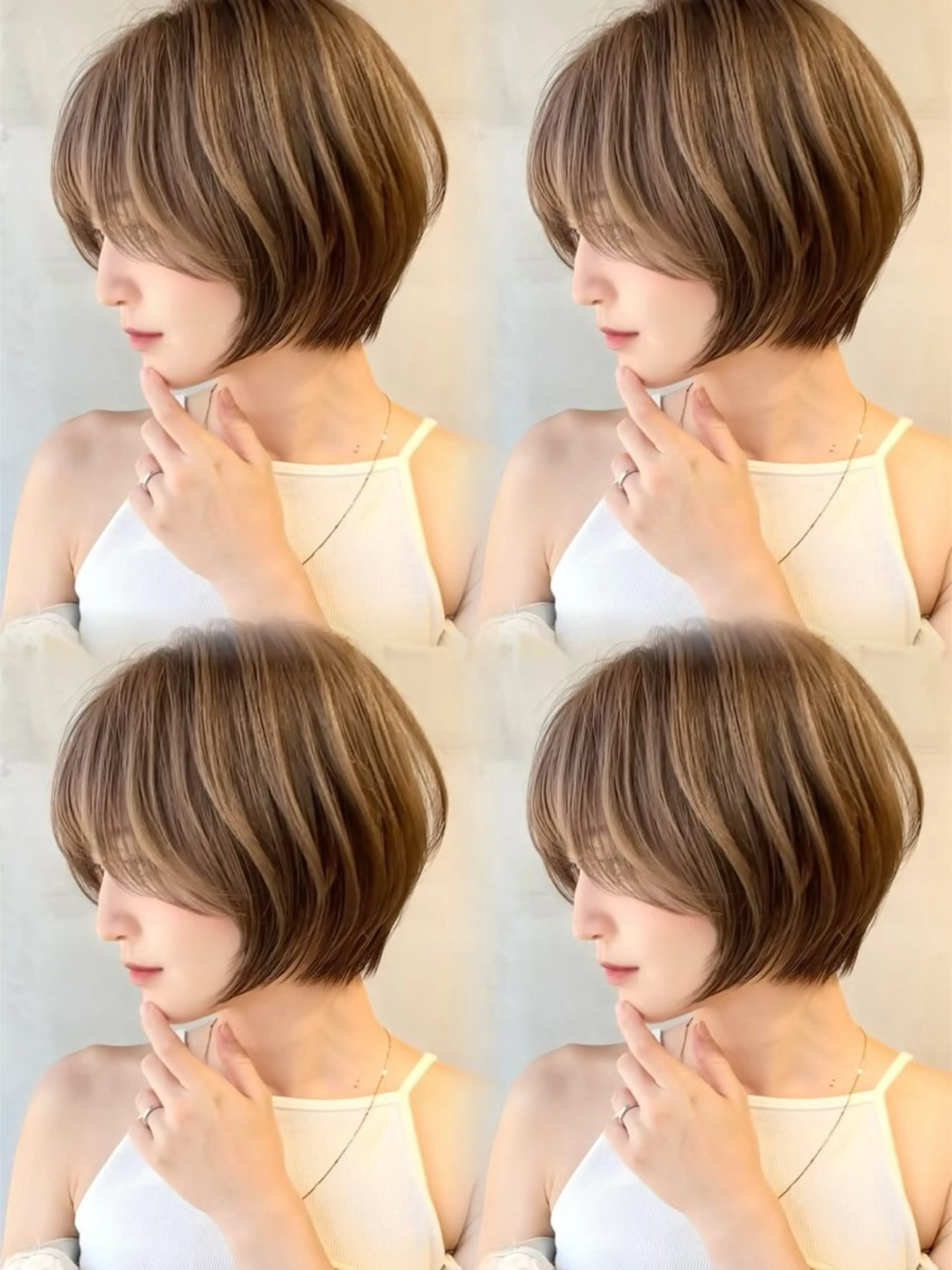 ショート カラー カット ヘアカラー トリートメント ✨大川 錬✨ -7歳若返りショートのヘアスタイル